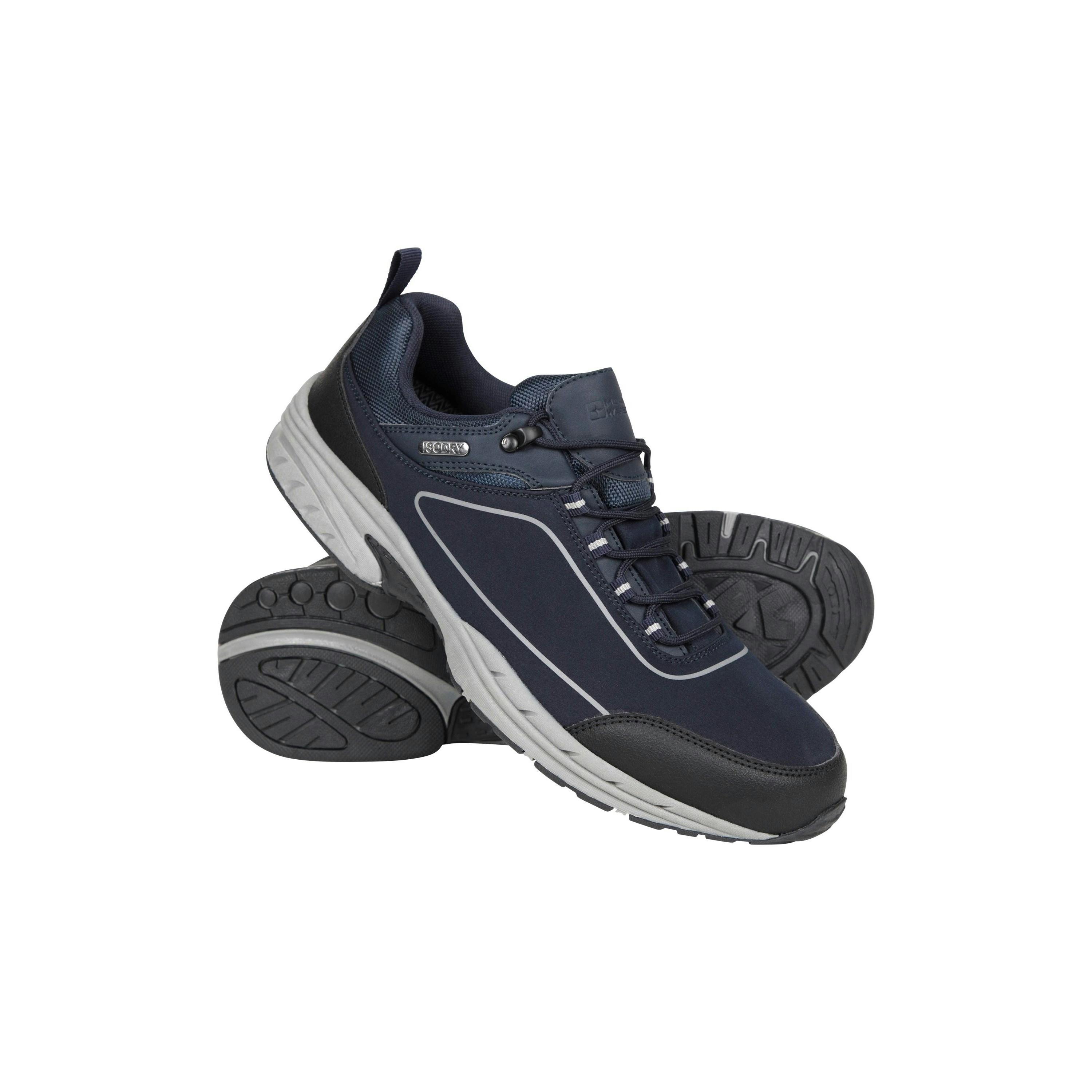 Mountain Warehouse Men's Ramble Softshell Waterproof Trainers - Navy - 9 Uk - Navy - 50% Textile/50% Synthetic