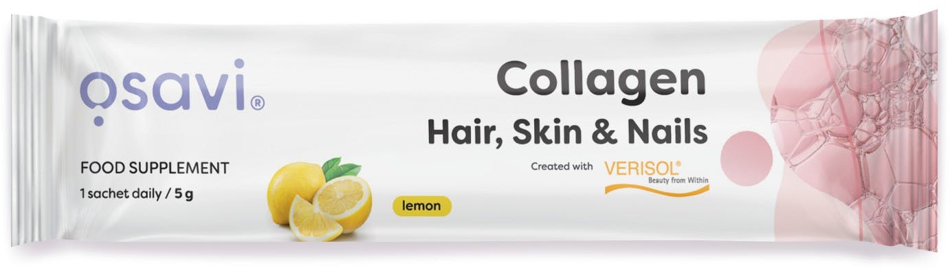 Collagen Peptides (Hair, Skin & Nails), Lemon - 5 grams (1 serving) - Image 3