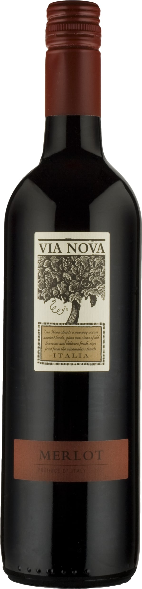 Various Wine Red Via Nova Merlot Del Veneto 75Cl Nv - Pack Of 6