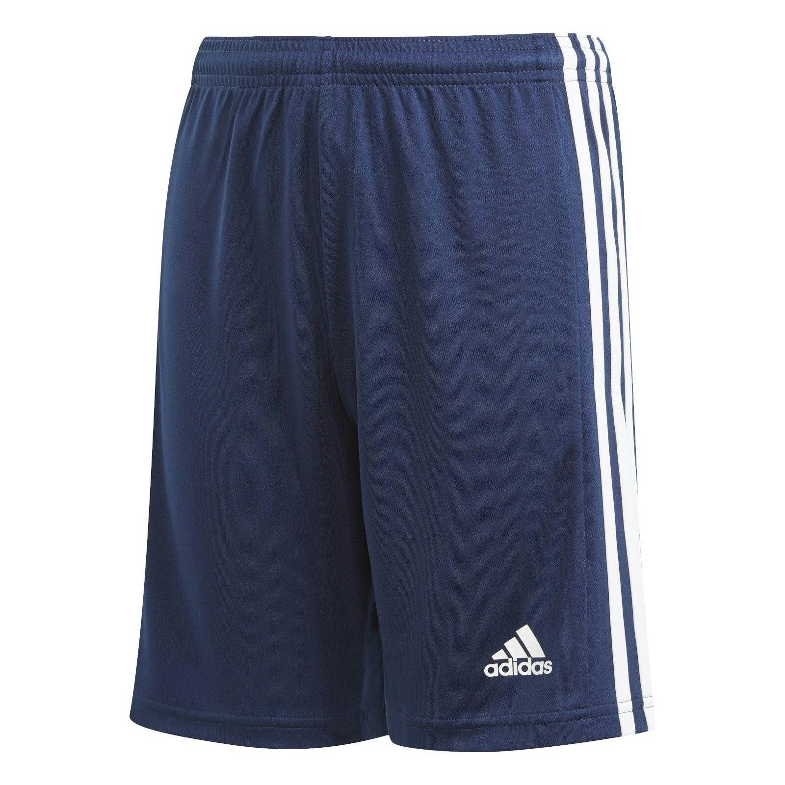 Adidas Boys / Girls Squadra 21 3 Stripes Shorts Navy Gn5764 - 116 5-6 Years