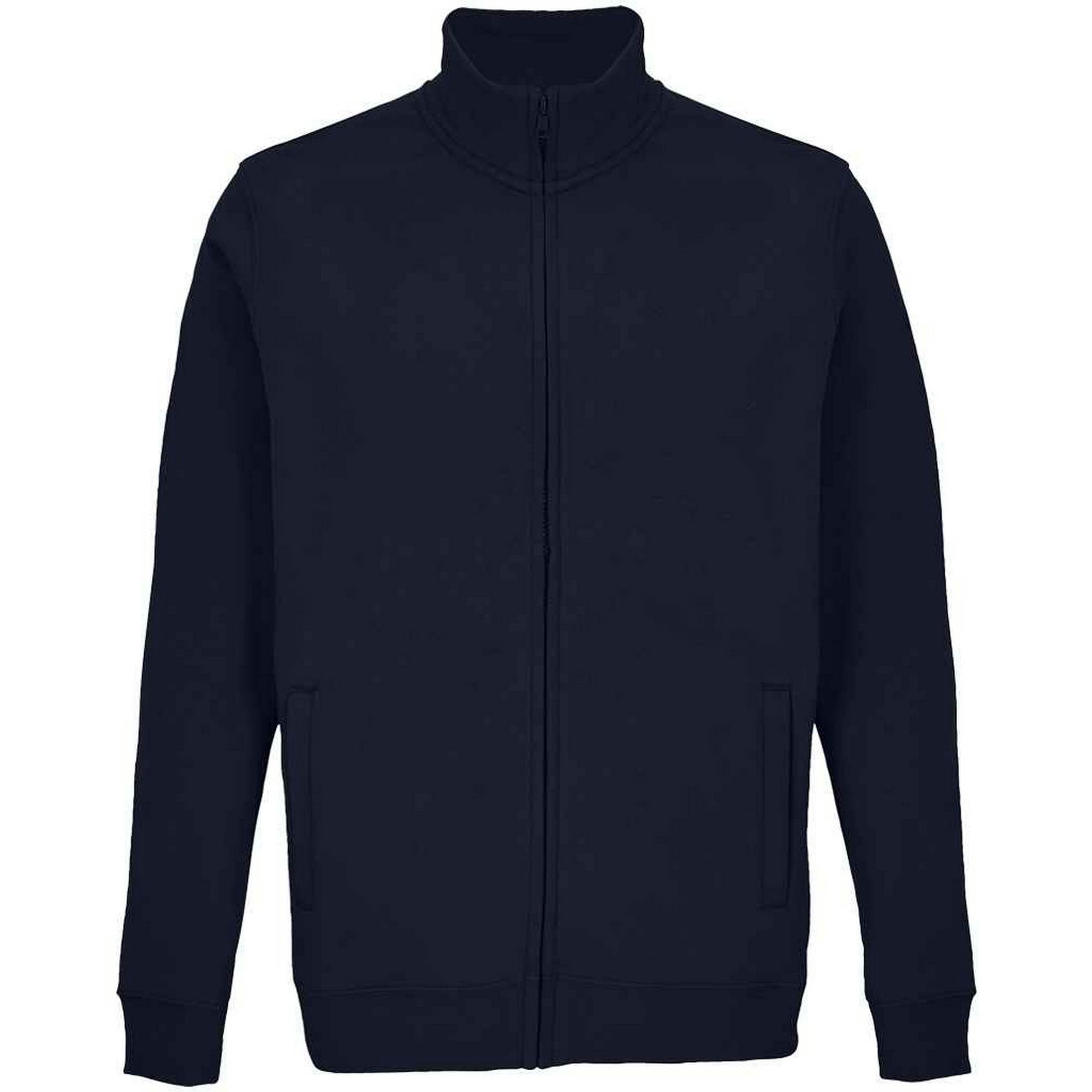 Sols Unisex Adult Cooper Marl Full Zip Jacket - French Navy - M - French Navy - 80% Cotton/20% Recycled Polyester