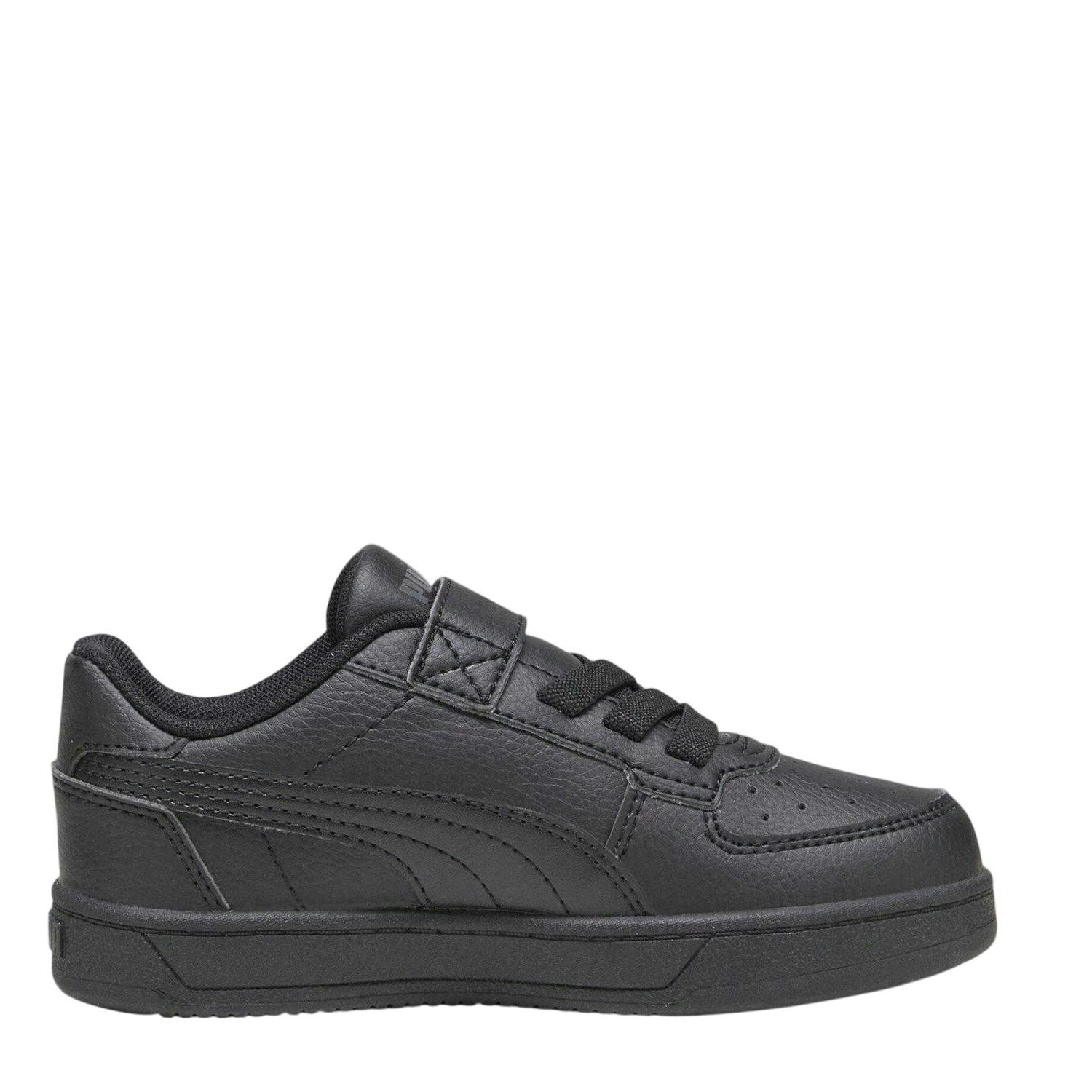 Puma Dark/Grey Kids Caven 2.0 Leather Trainers - 1 Uk - 100% Mixed