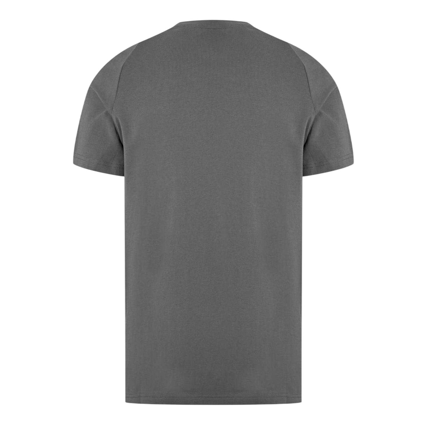 Hugo Men's Grey Tape T-Shirt - Medium - Xxl - Medium - 95% Cotton/5% Elastane