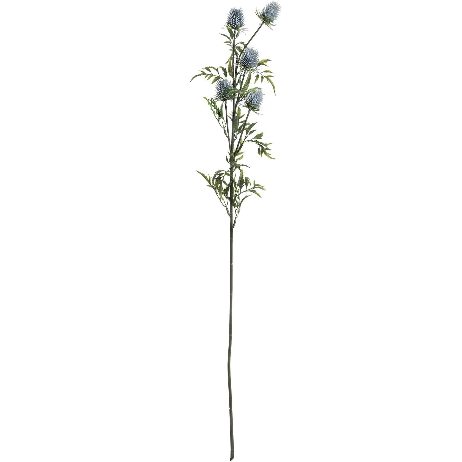 Hill Interiors Blue Artificial Eryngium Thistle - Soft - One Size - Soft - 100% Mixed