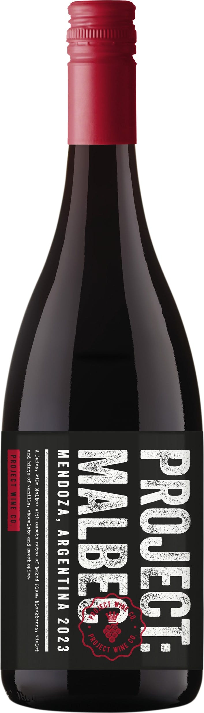 Various Wine Red Project Malbec 25 Project Wine Co 75Cl - Pack Of 6