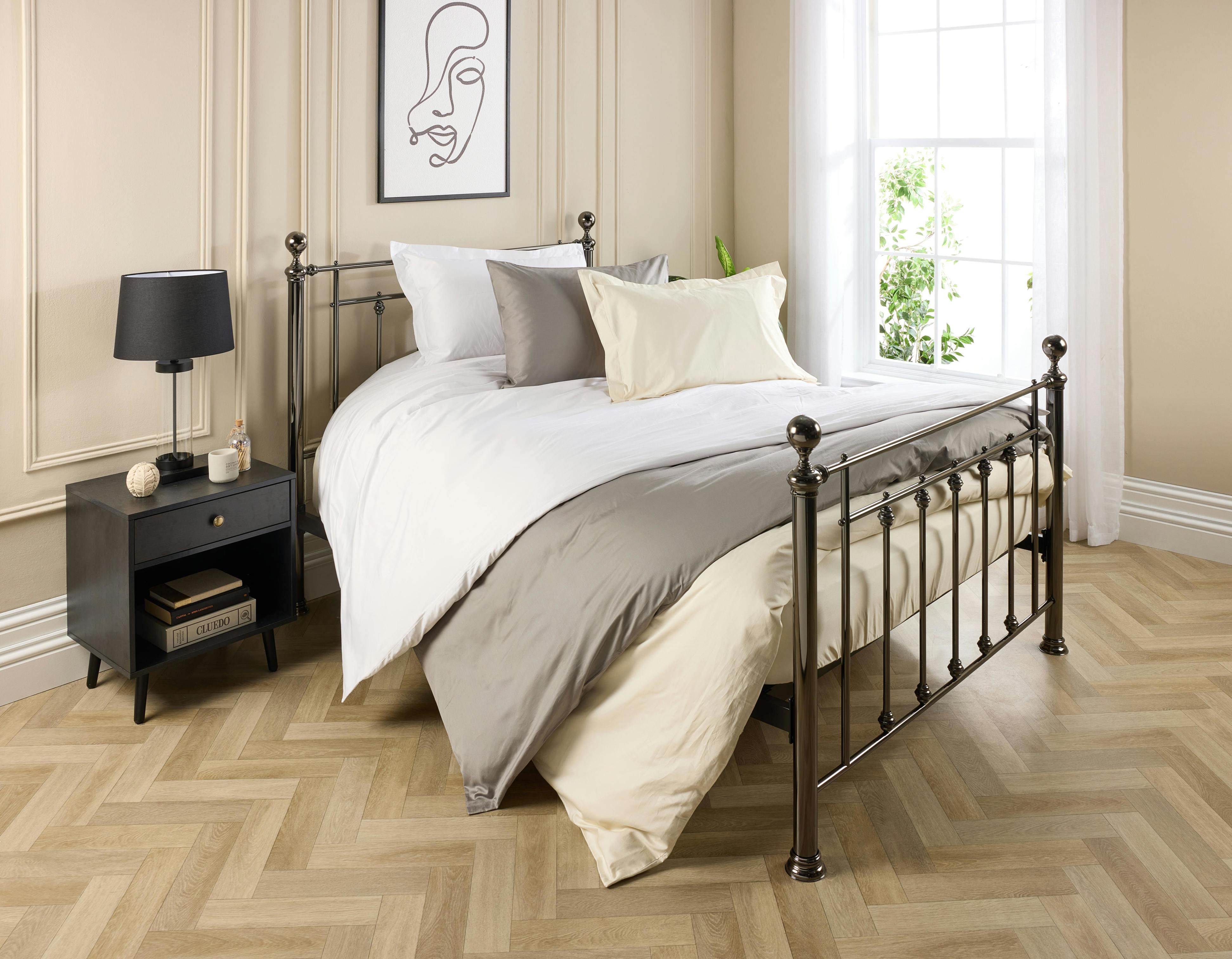 Rackhams White 5 Star Duvet Cover Set - Single