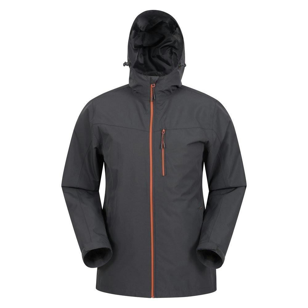 Mountain Warehouse Men's Dark/Grey Brisk Extreme Waterproof Jacket - 3XL - 100% Polyester