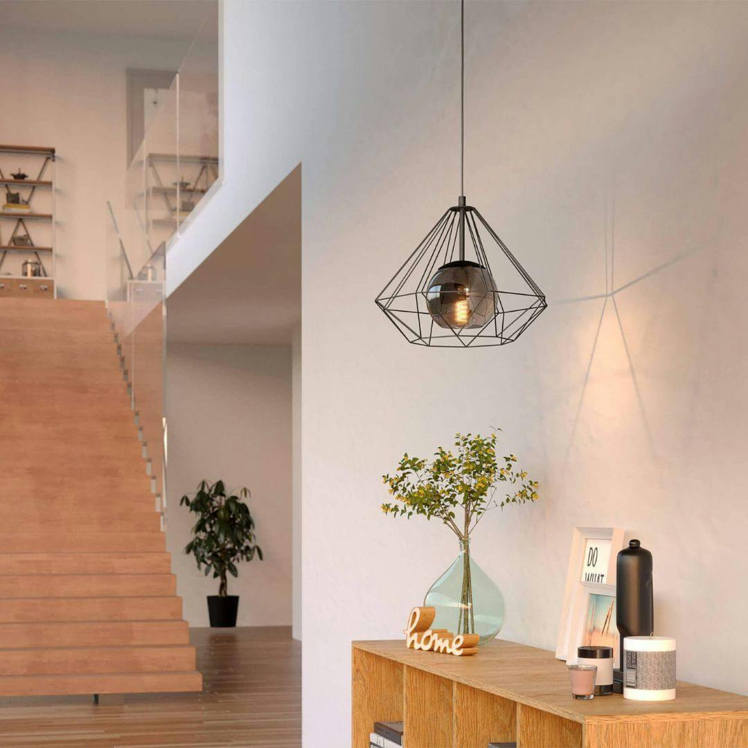 Pagazzi Lighting Black/Light Burton Pendant Ceiling