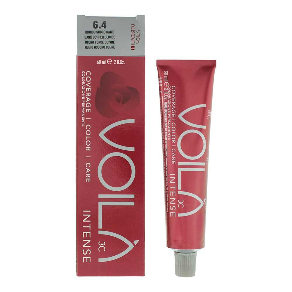 Intercosmo Dark Voilà Intense 6.4 Copper Blonde Hair Colour 60Ml
