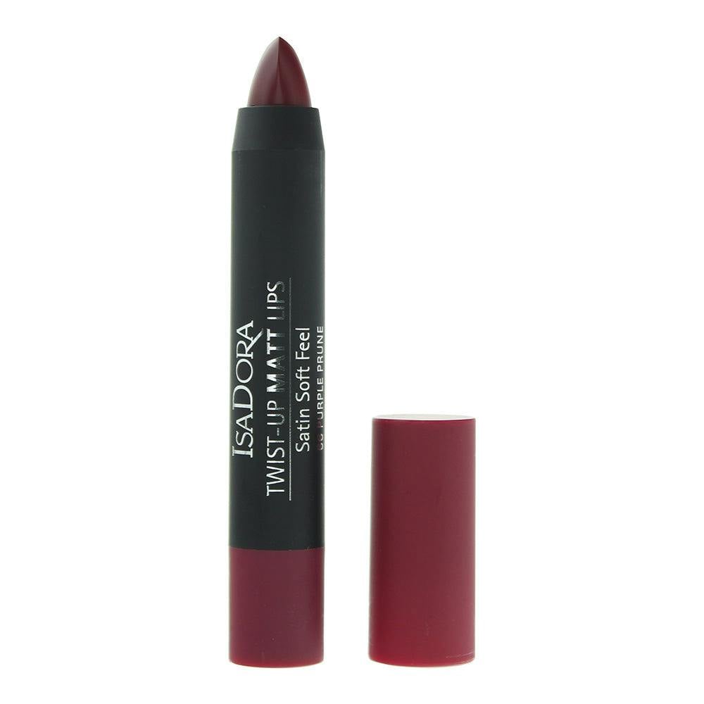 Isadora Women's Purple Twist-Up Matte Lipstick 66 Plum 3.3G For - Image 4