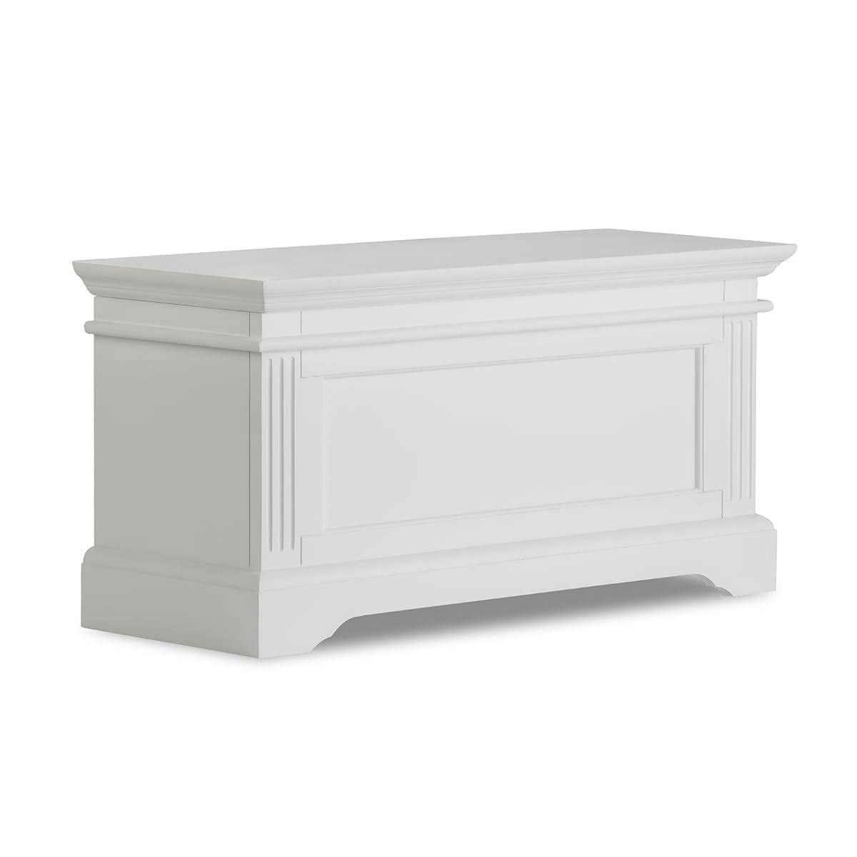 Statement Furniture White Gainsborough Blanket Box Bedroom Wooden Storage Otoman