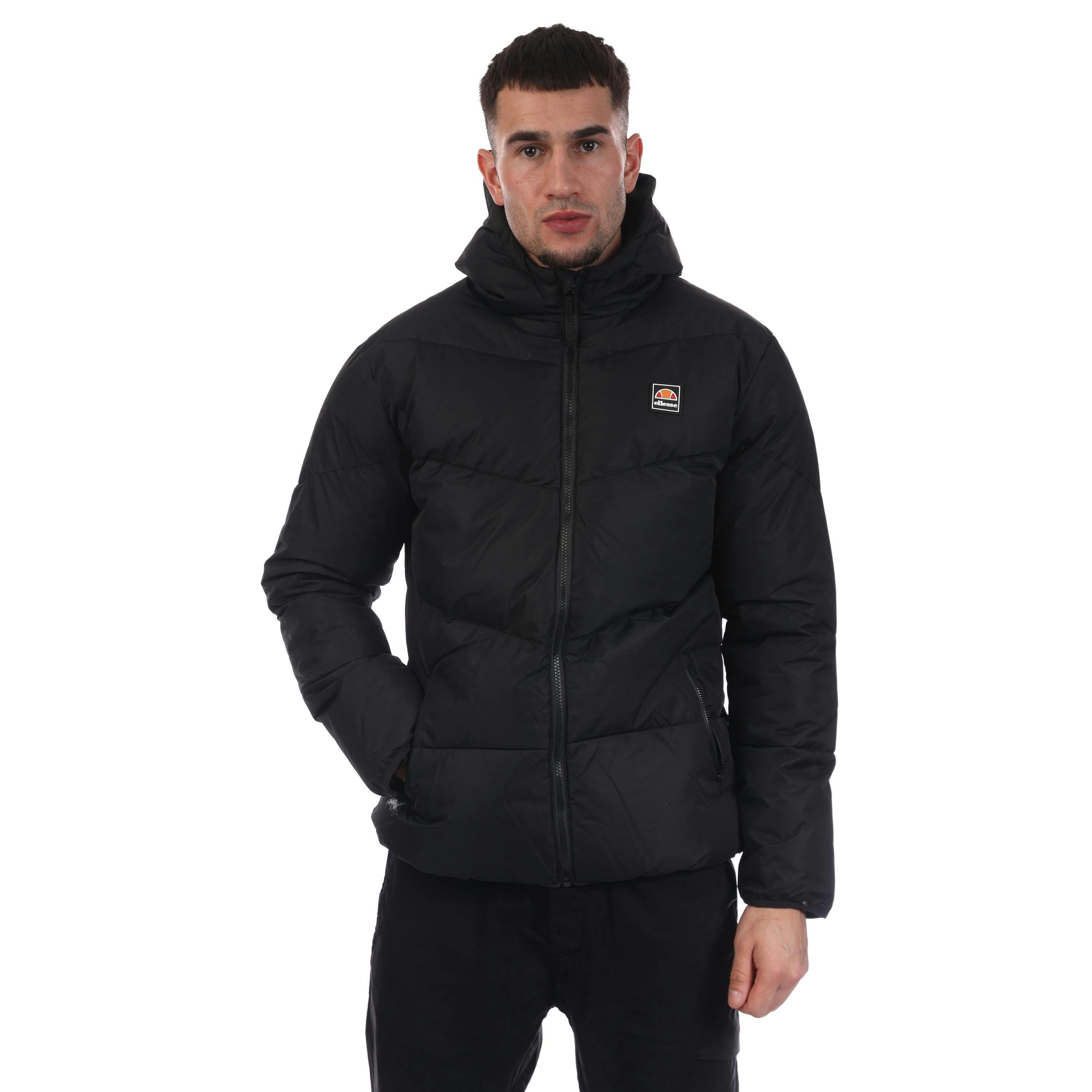 Ellesse Men's Black Performante Puffer Jacket - L - 100% Polyester