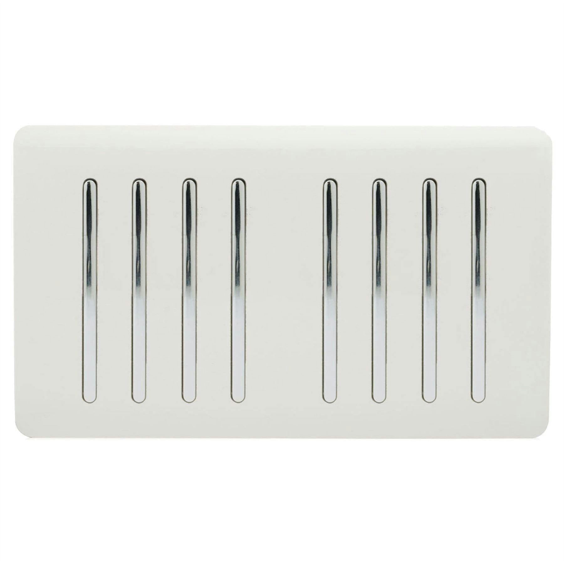 Trendi Switch 8 Gang 1 Or 2 Way Light Switch In Ice White - Image 4