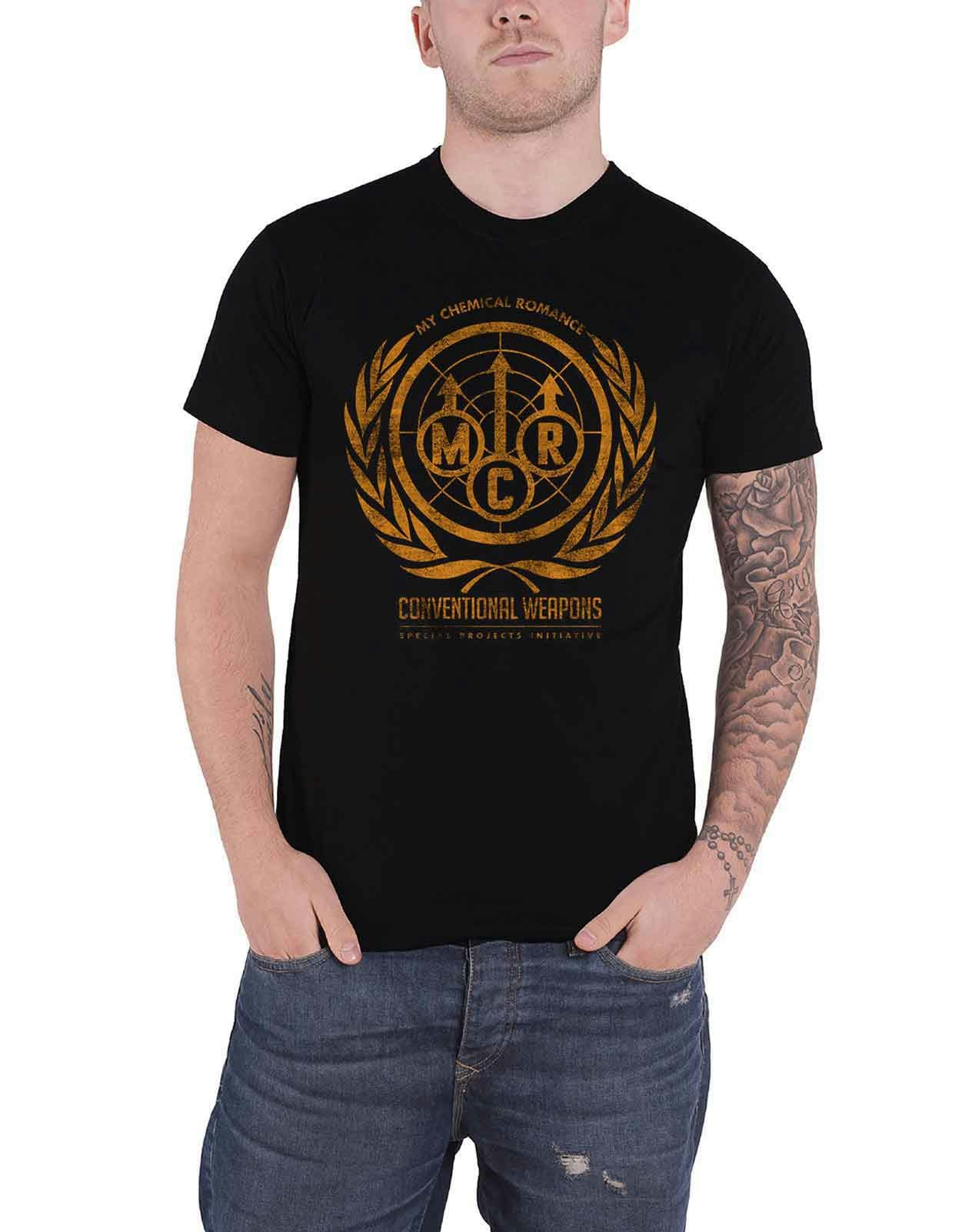 Paradiso Clothing Unisex Black Paradiso My Chemical Romance Conventional Weapons T Shirt - L