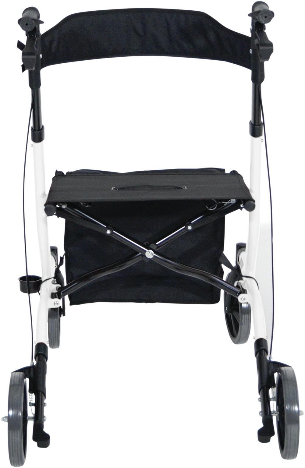 Aidapt White Deluxe Rollator
