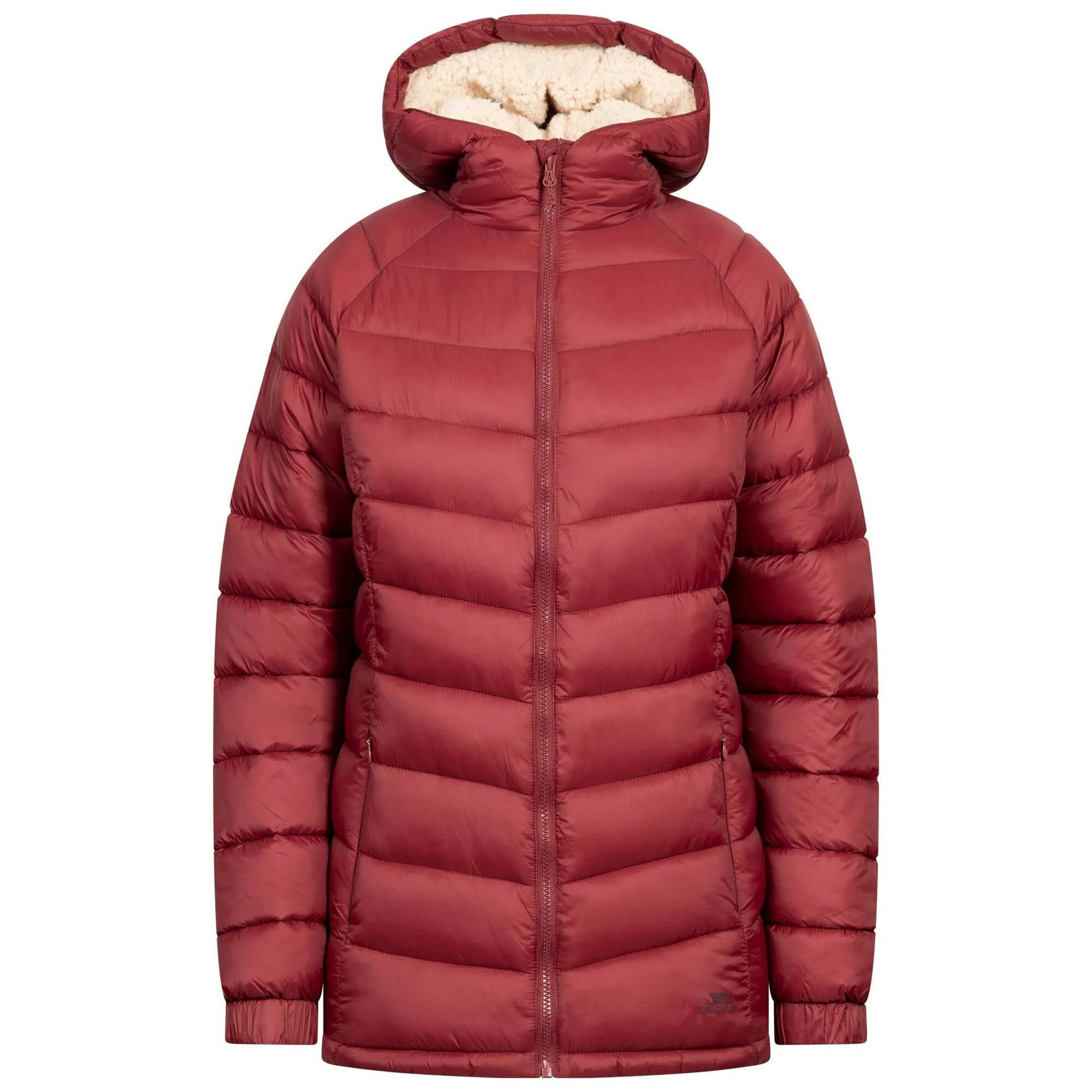 Trespass Women's Dark Kaleena Padded Jacket - Cherry - Xxl - Cherry - 100% Mixed