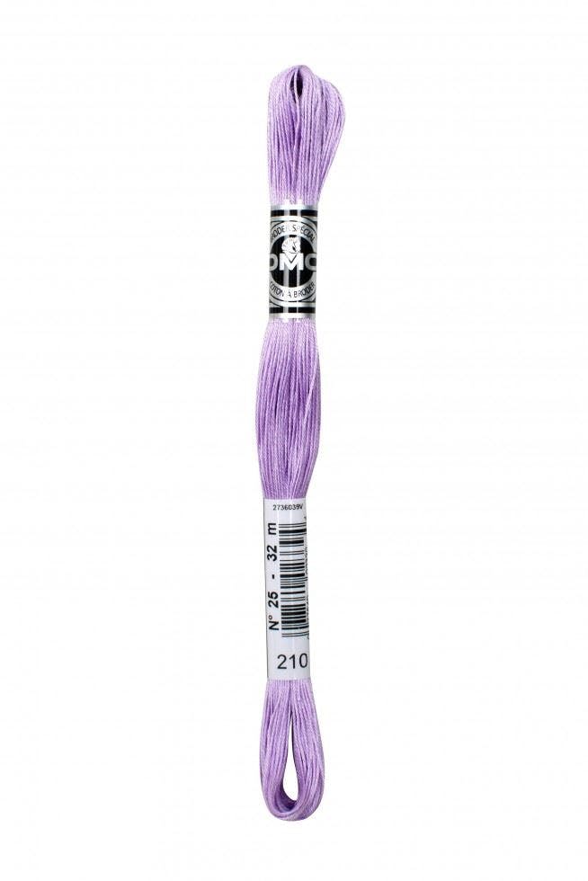 Dmc Purple Size 25 Coton A Broder Special Embroidery Thread 28M Suitable For Embroidery - Each - 210 |