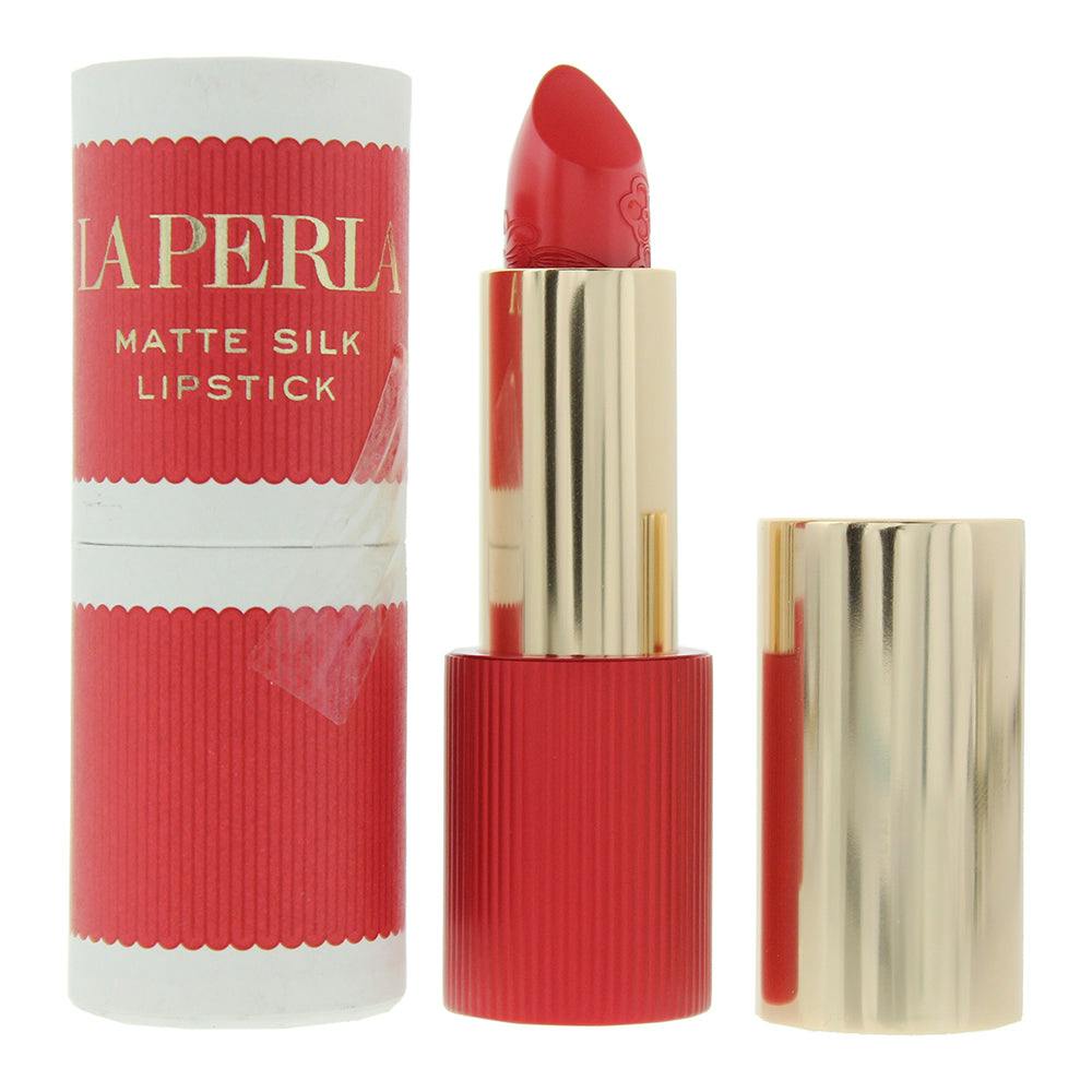 La Perla Matte Silk Lipstick - #103 - Coral Red - 3.5g - Image 9