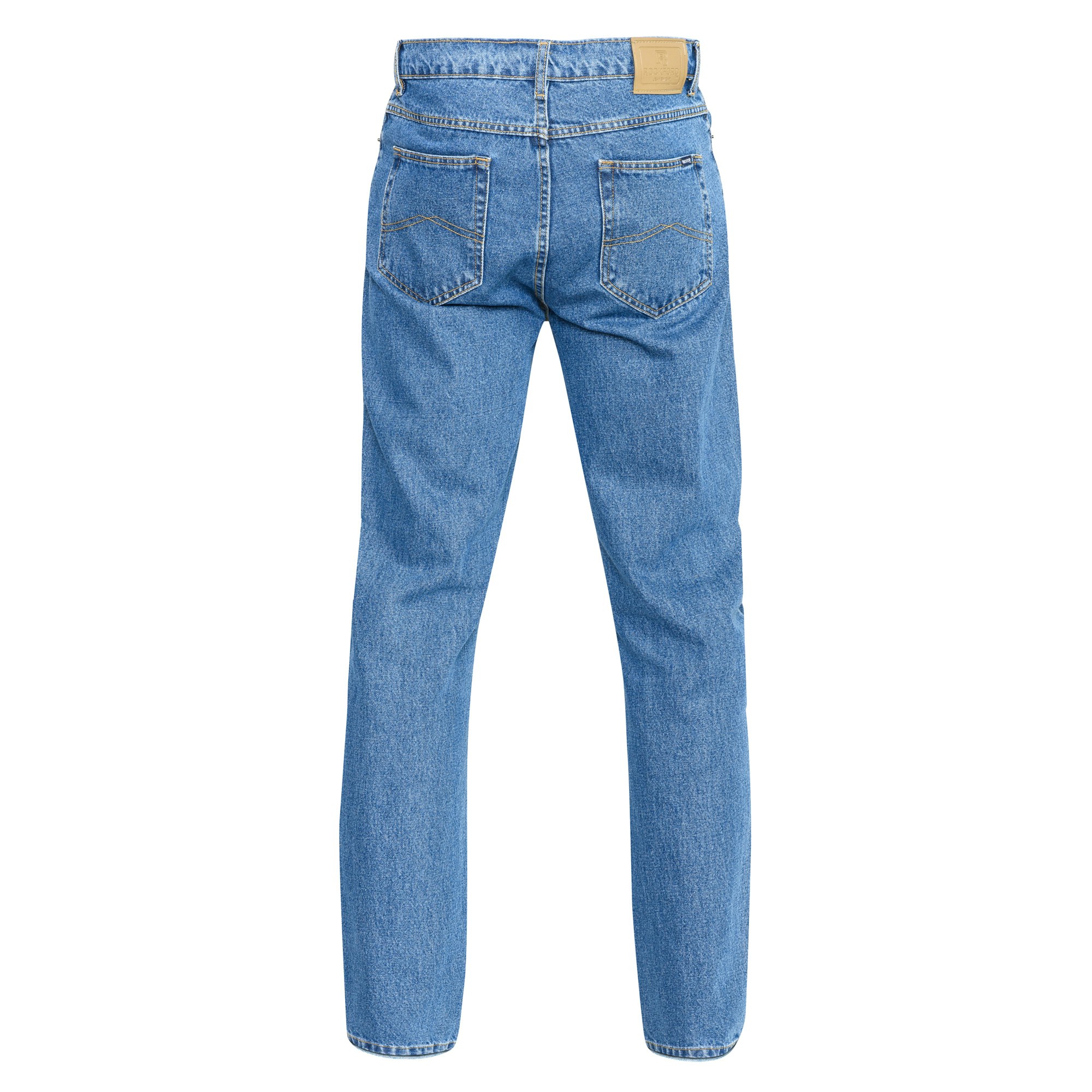Duke Men's D555 Rockford Denim Comfort Jeans - Stonewash - Stonewash - 30R
