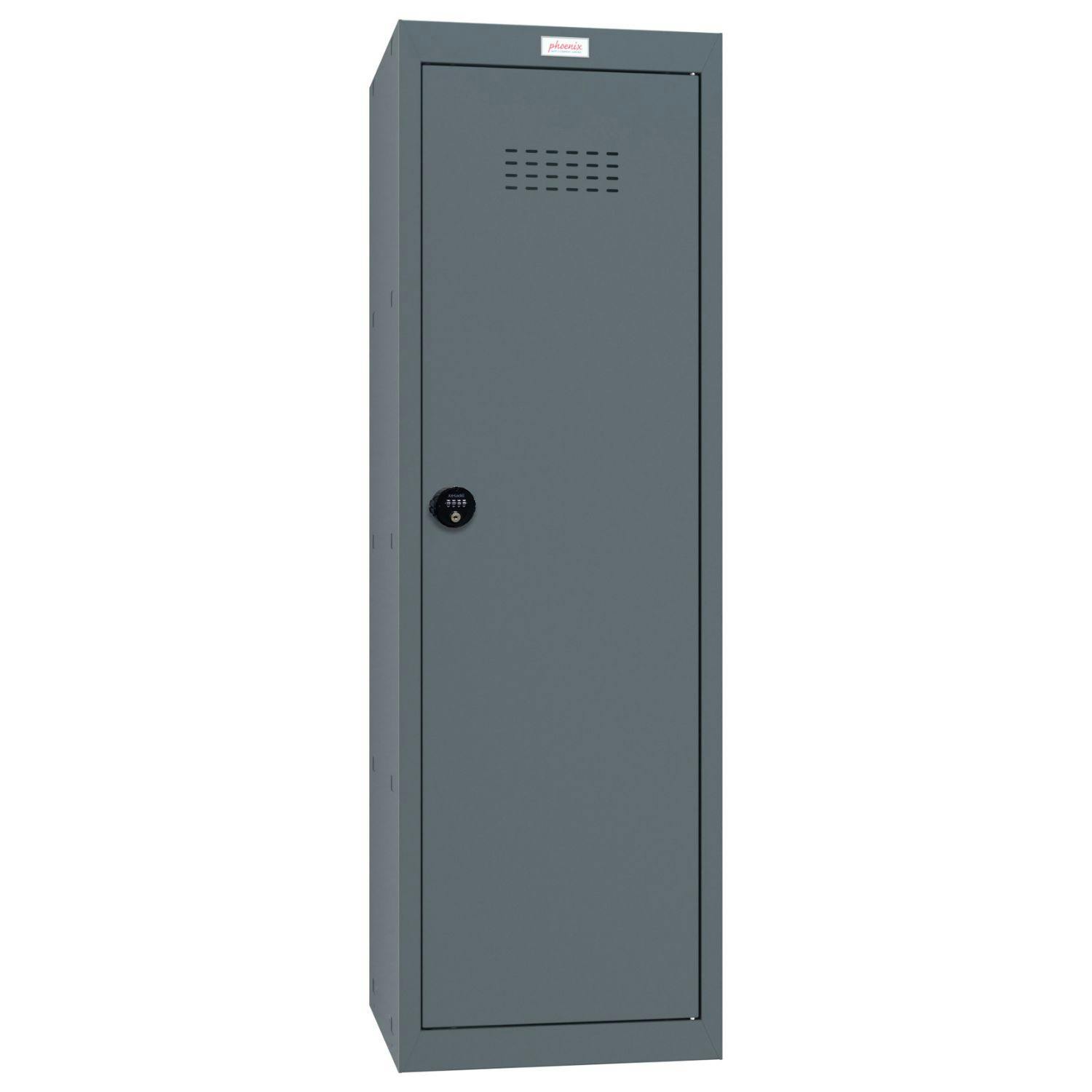 Rackhams Grey/Anthracite Phoenix Cl1244aac Size 4 Cube Locker With Combination Lock - Steel - 20