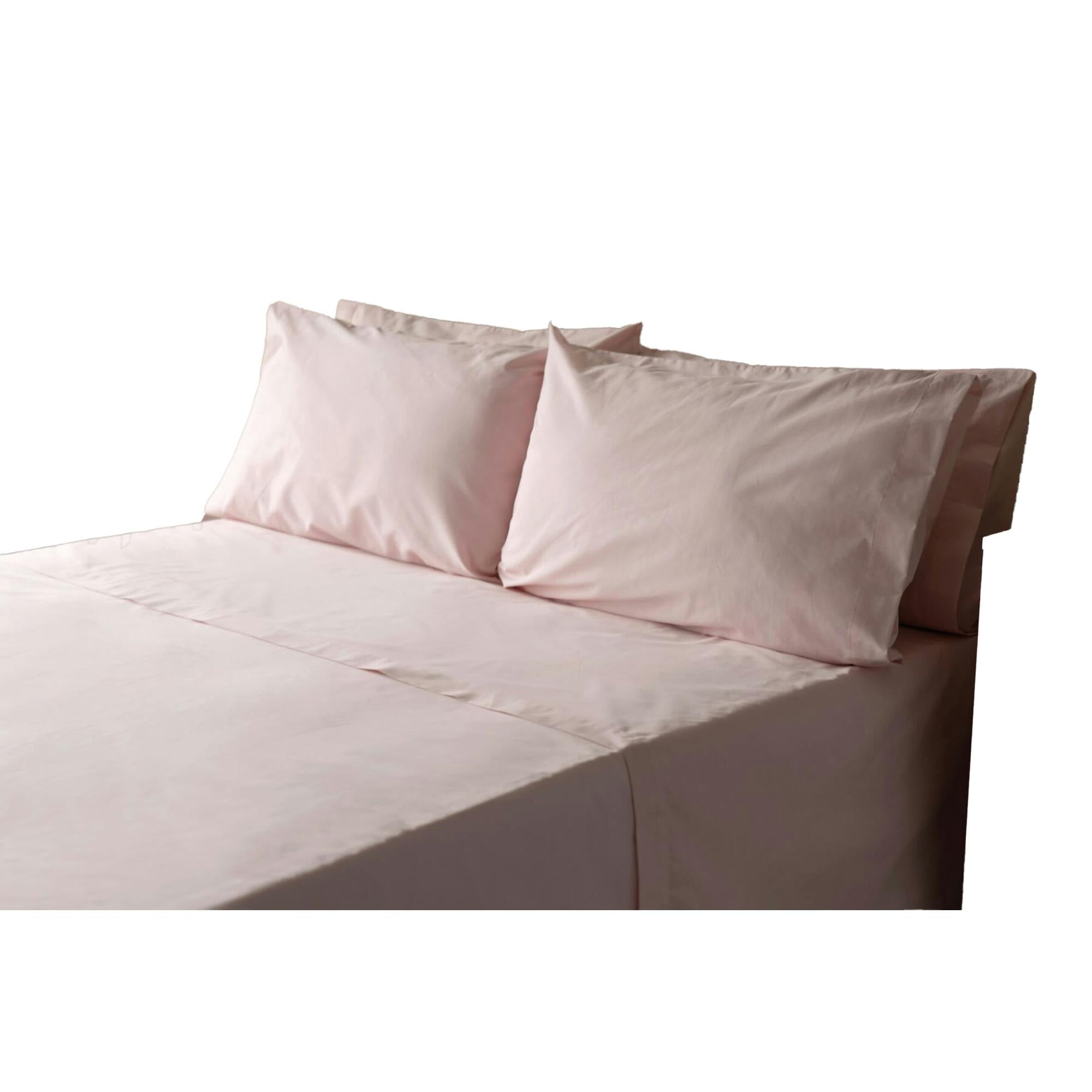 Belledorm Cotton Extra Deep Fitted Sheet - Blush - Blush - Superking - 100% Cotton