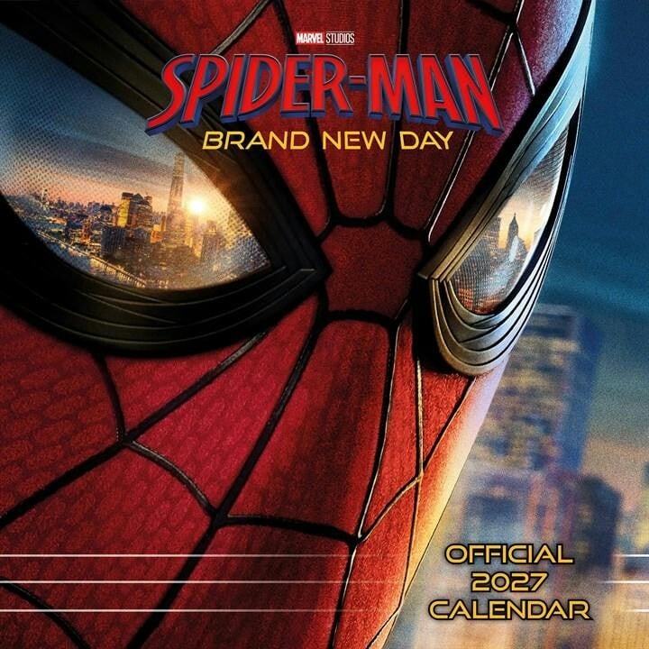 Spider-Man Movie 2027 Square Wall Calendar Official Licensed Marvel Calendar, Monthly Grid Layout, Iconic Movie Artwork Featuring Spider-Man, Large Square Format, Gift for Marvel & Spider-Man Fans - Image 4