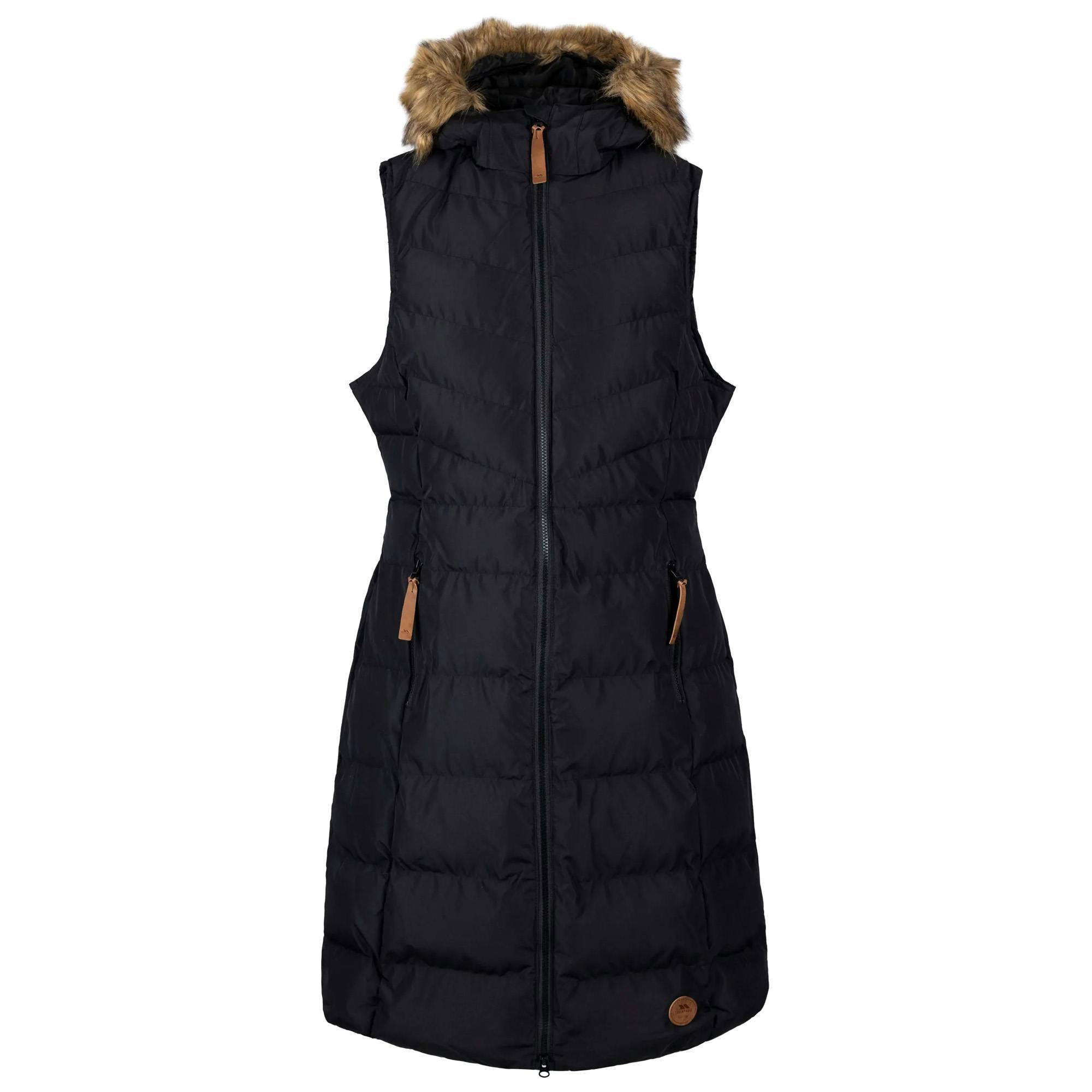 Trespass Women's Black Audrey Gilet - Xl - 100% Polyester