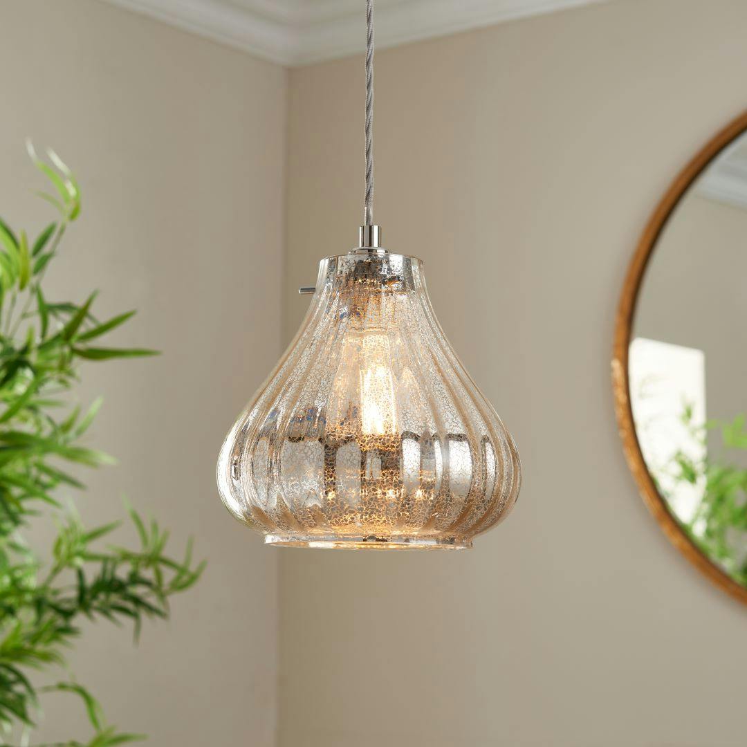 Rackhams Light Keto Pendant Shade Clear Glass