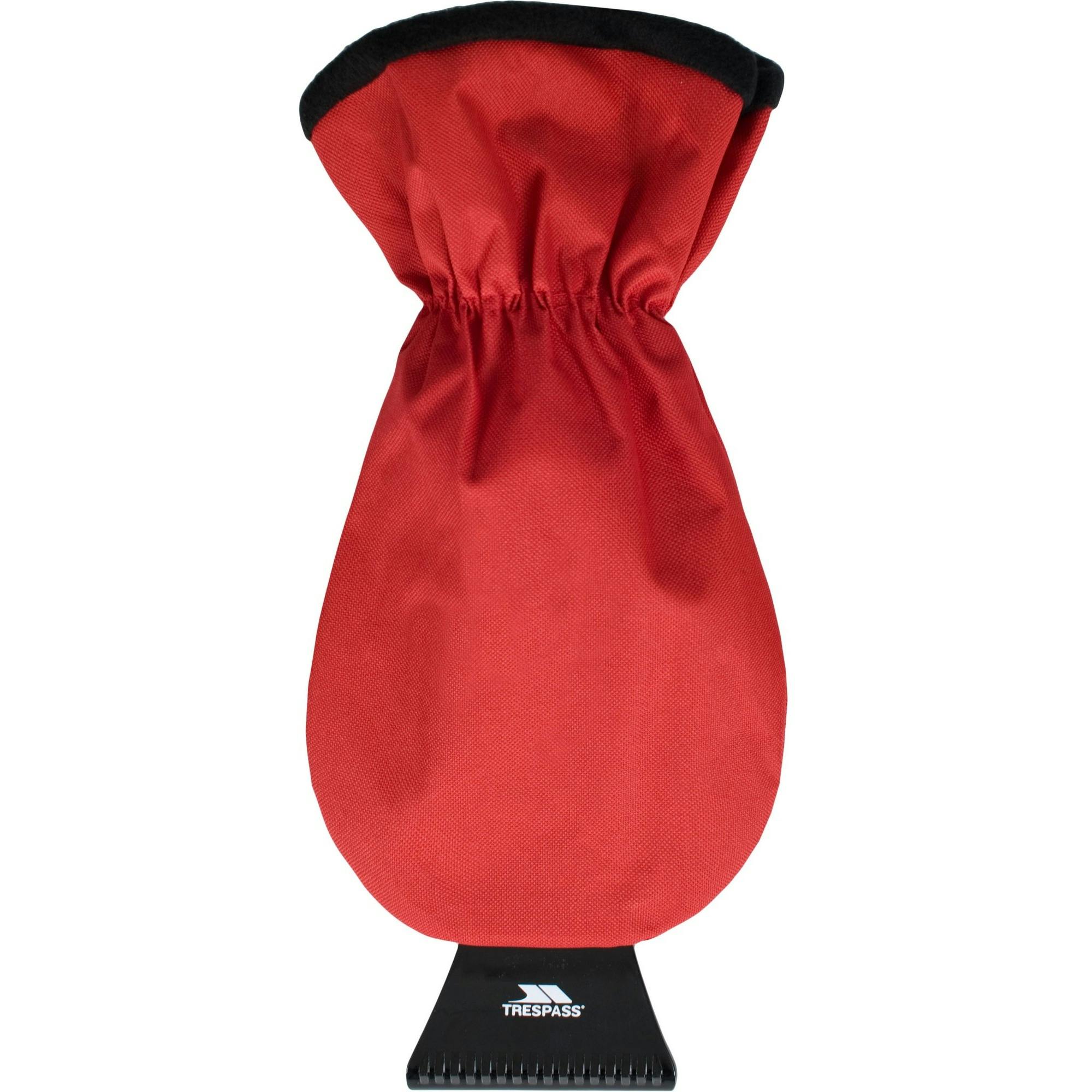 Trespass Red Icescreen Gloved Ice Scraper