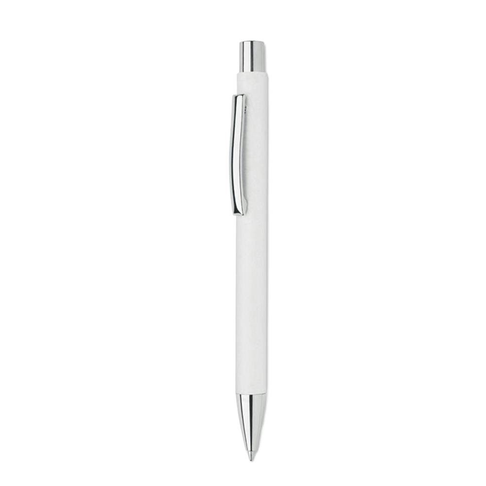 Rackhams White Olympia Ballpoint Pen - 14Cm X 1.1Cm