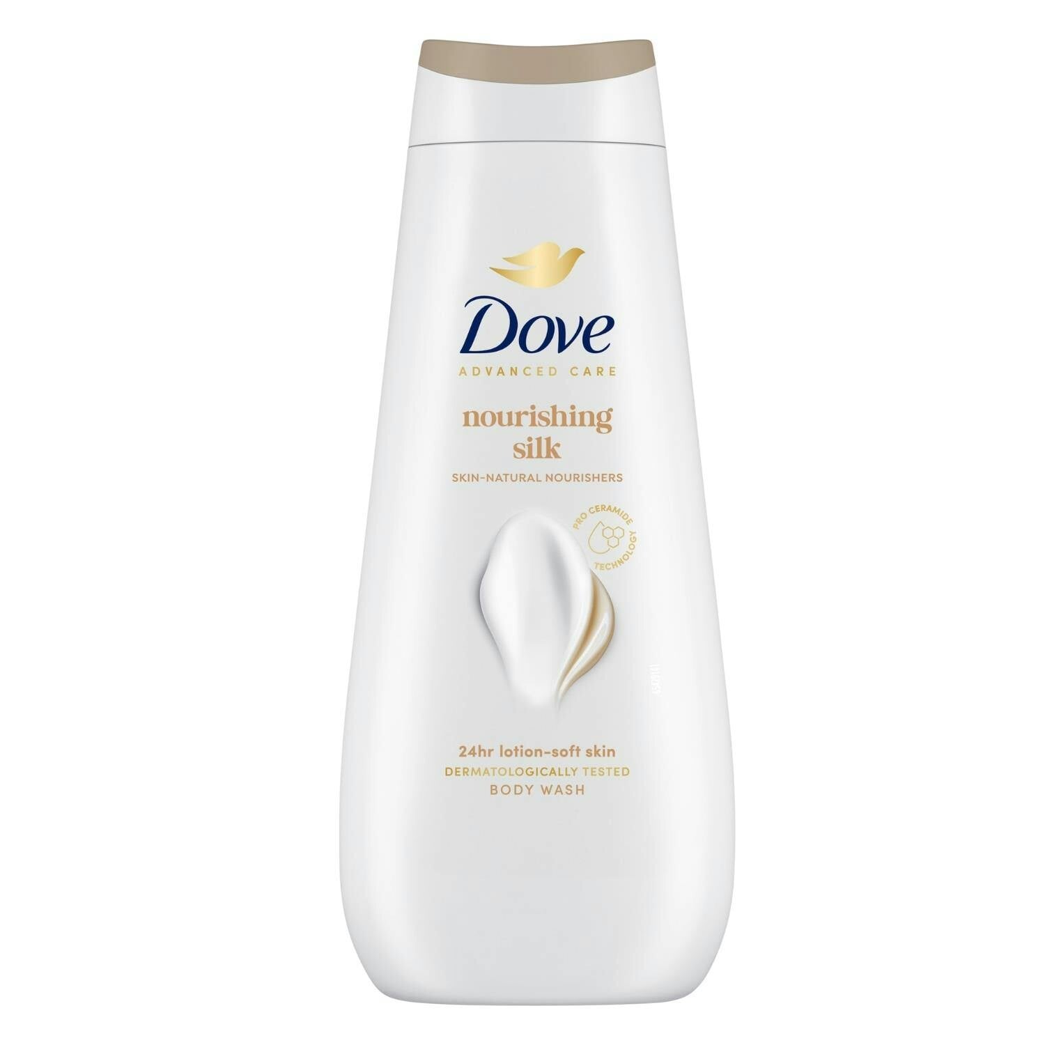 Dove Advanced Care Nourishing Silk Body Wash 24H Renewing Micromoisture,14X400ml