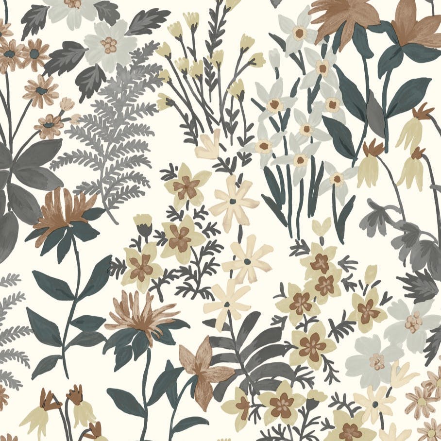 Grandeco Unisex Cream Ditsy Floral Agnala Textured Wallpaper In - Image 5