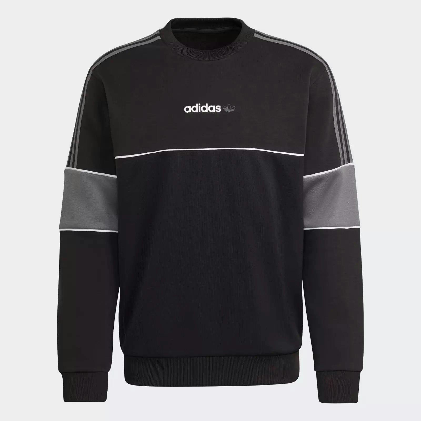 Adidas Men's Black Originals Crew Sweatshirt Jumper - S