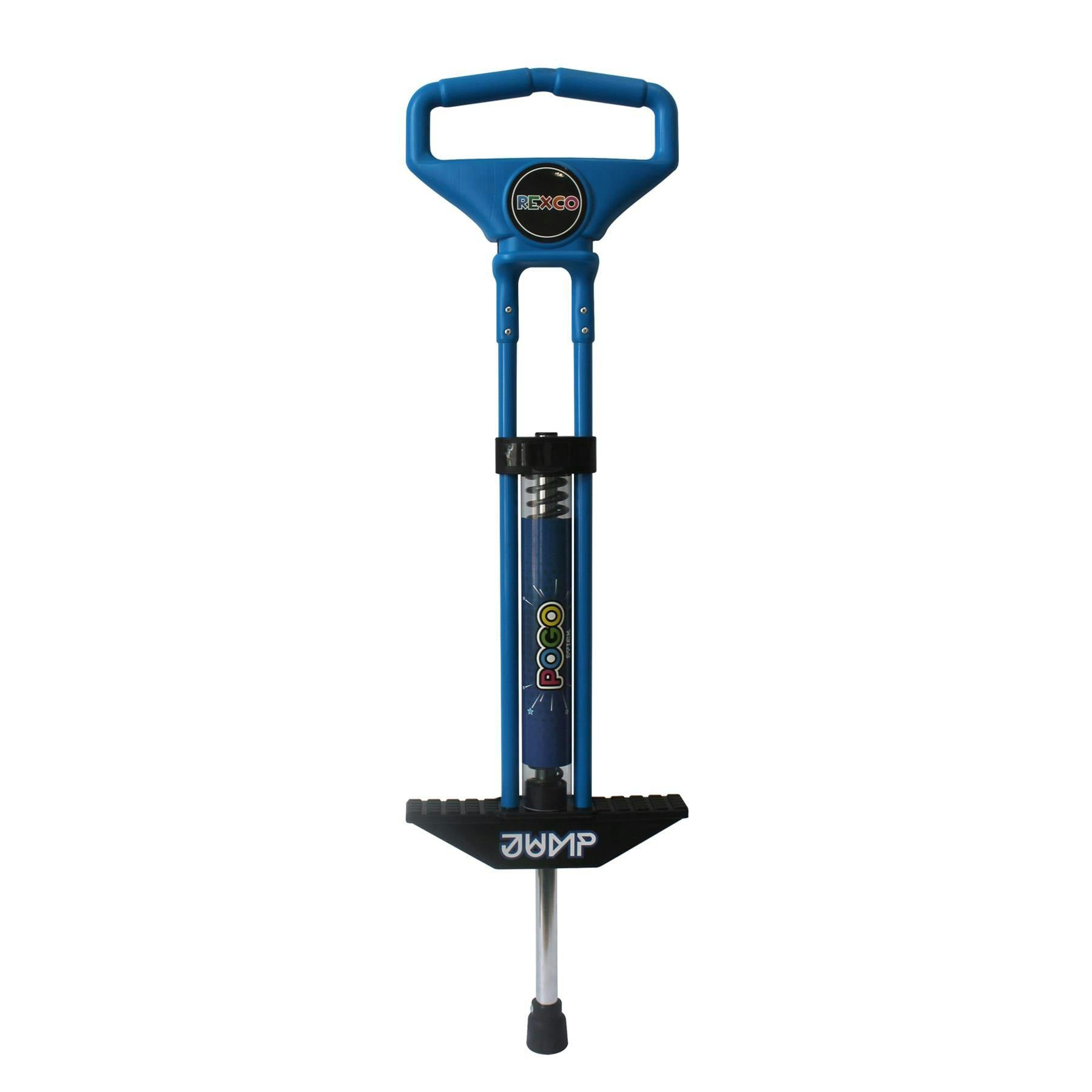 Rexco Boys Blue Pogo Stick Spring Jump Bounce Childrens Kids Bouncing Toy Game