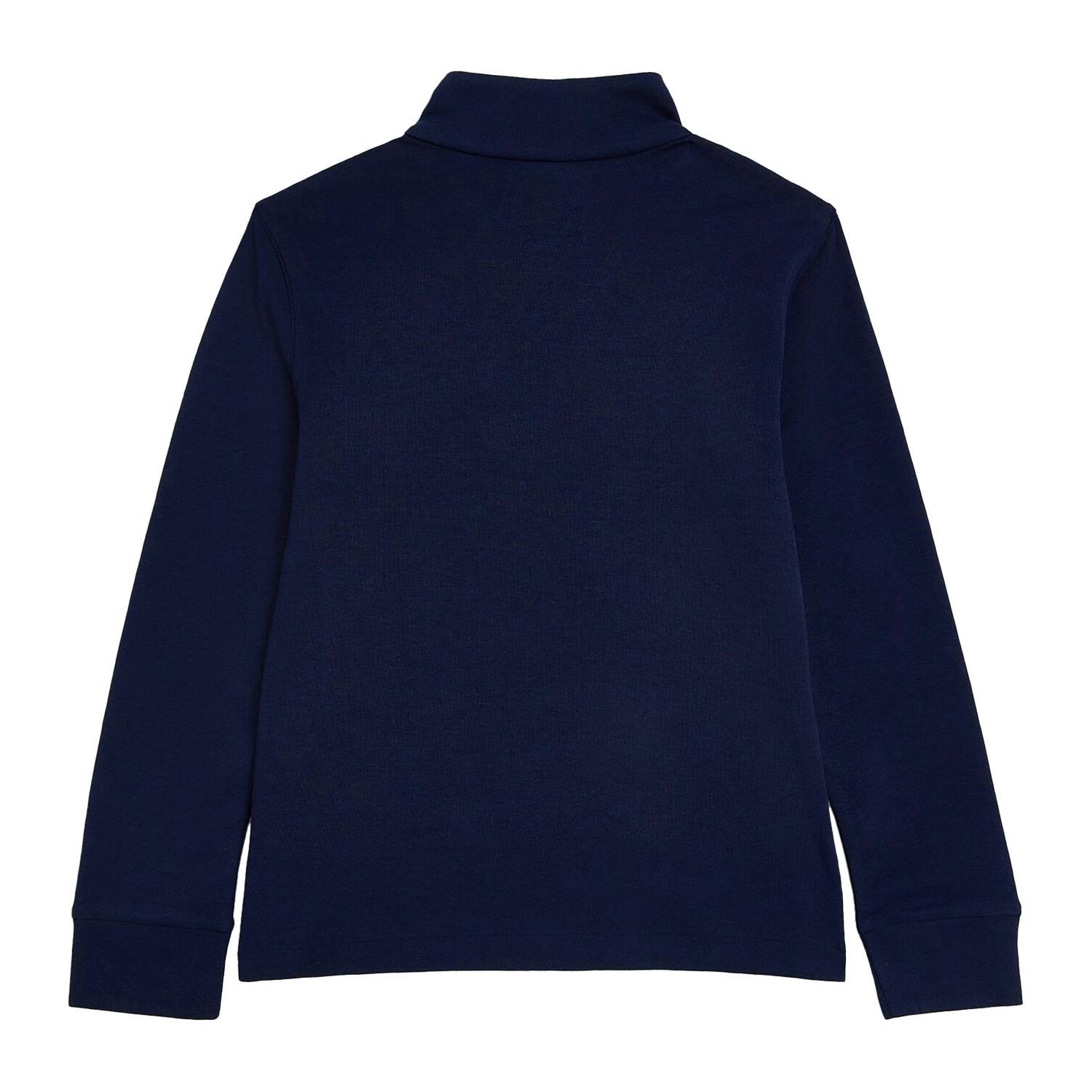 Ralph Lauren Kids Funnel Neck Regular Sweater Top - Navy - 5 Years - Navy - 100% Mixed