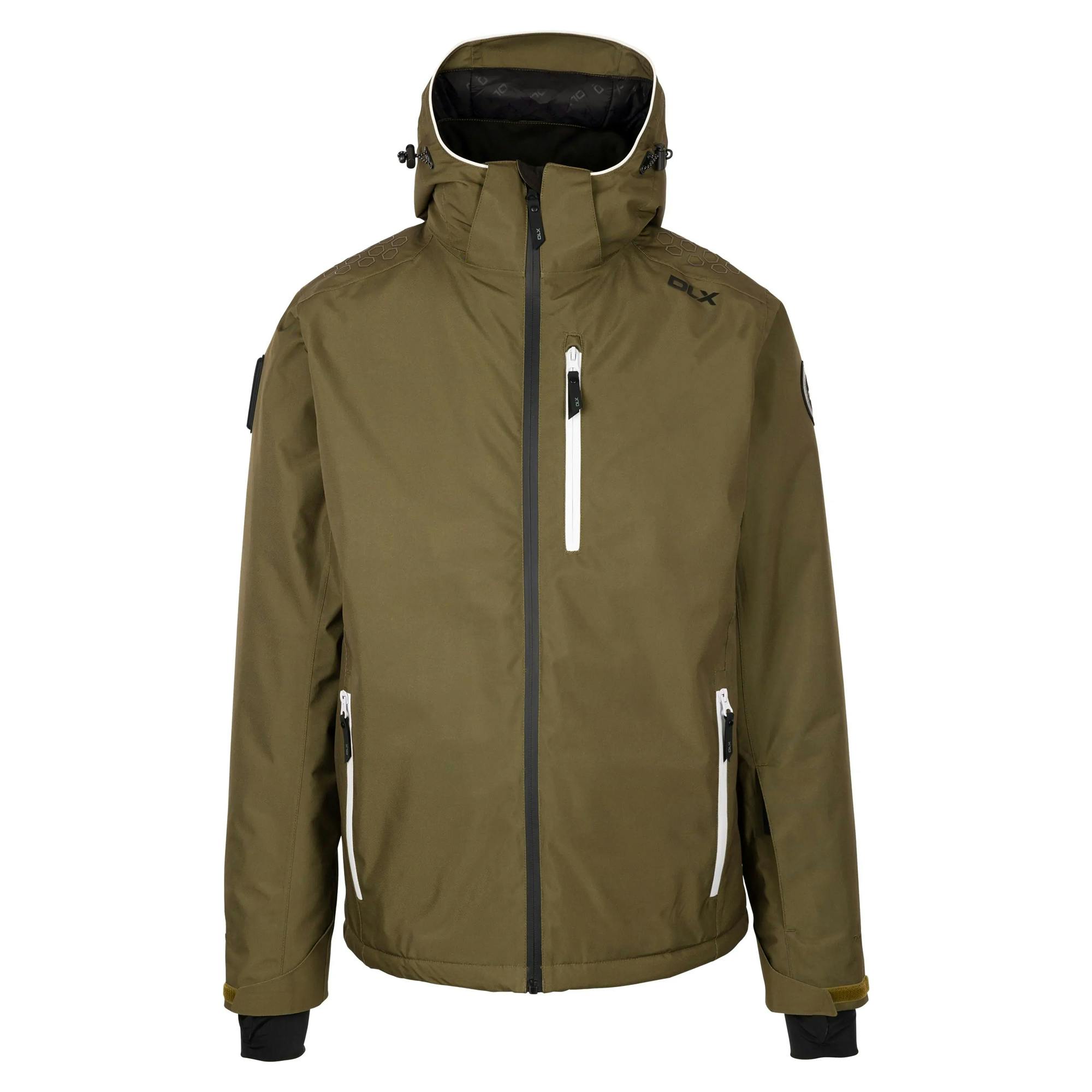 Trespass Men's Dark Graham Dlx Ski Jacket - Olive - M - Olive - 100% Polyester