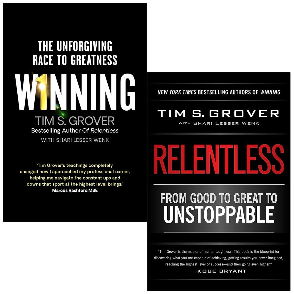 Various Publishers T.grover Winning The Unforgiving Race To Greatness And Relentless From Good To Great To Unstoppable