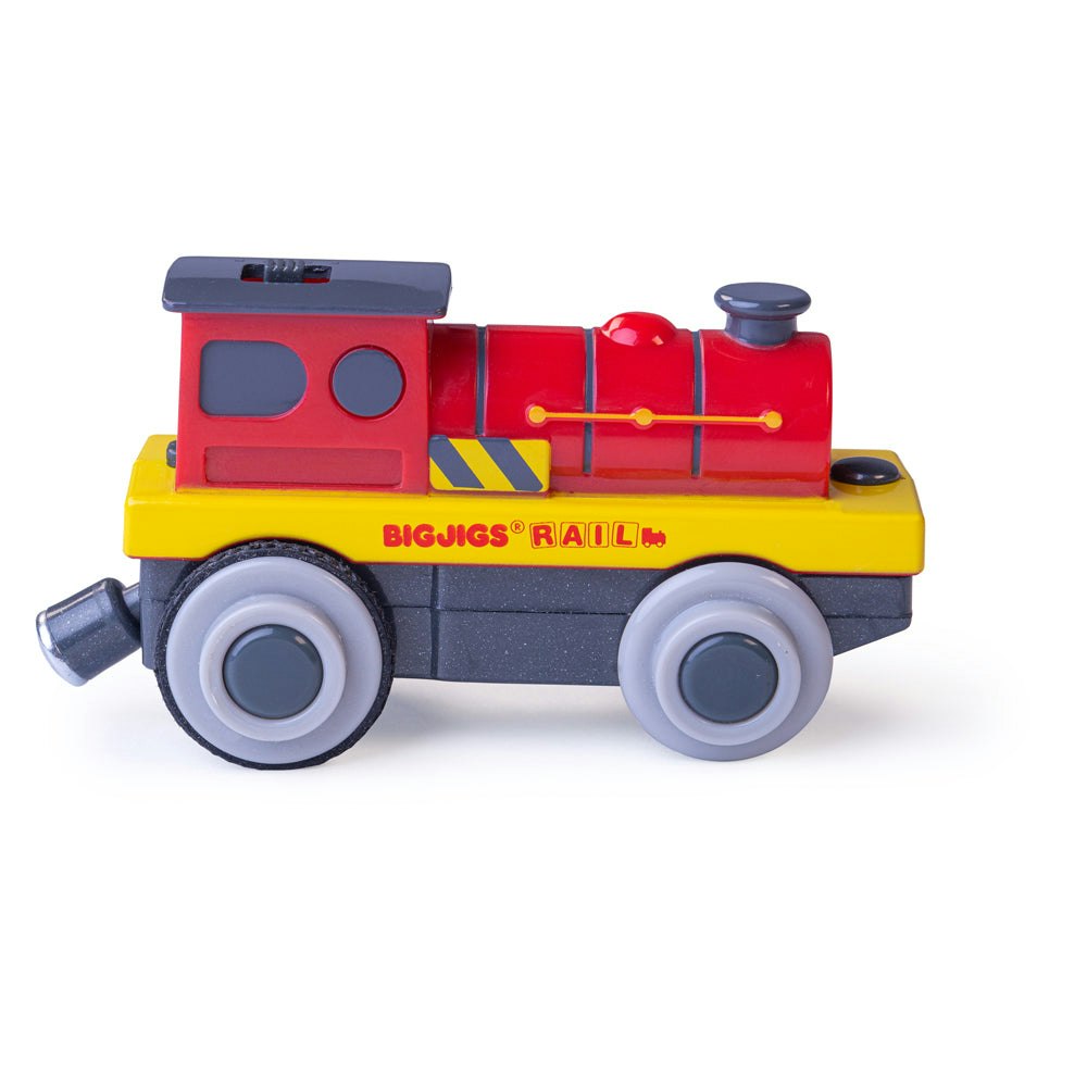 Bigjigs Rail Red Mighty Loco (Battery Operated)