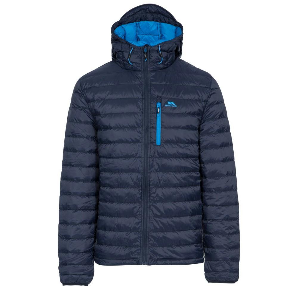 Trespass Men's Blue Digby Down Jacket - Navy/ - Xxs - Navy/ - 100% Polyamide