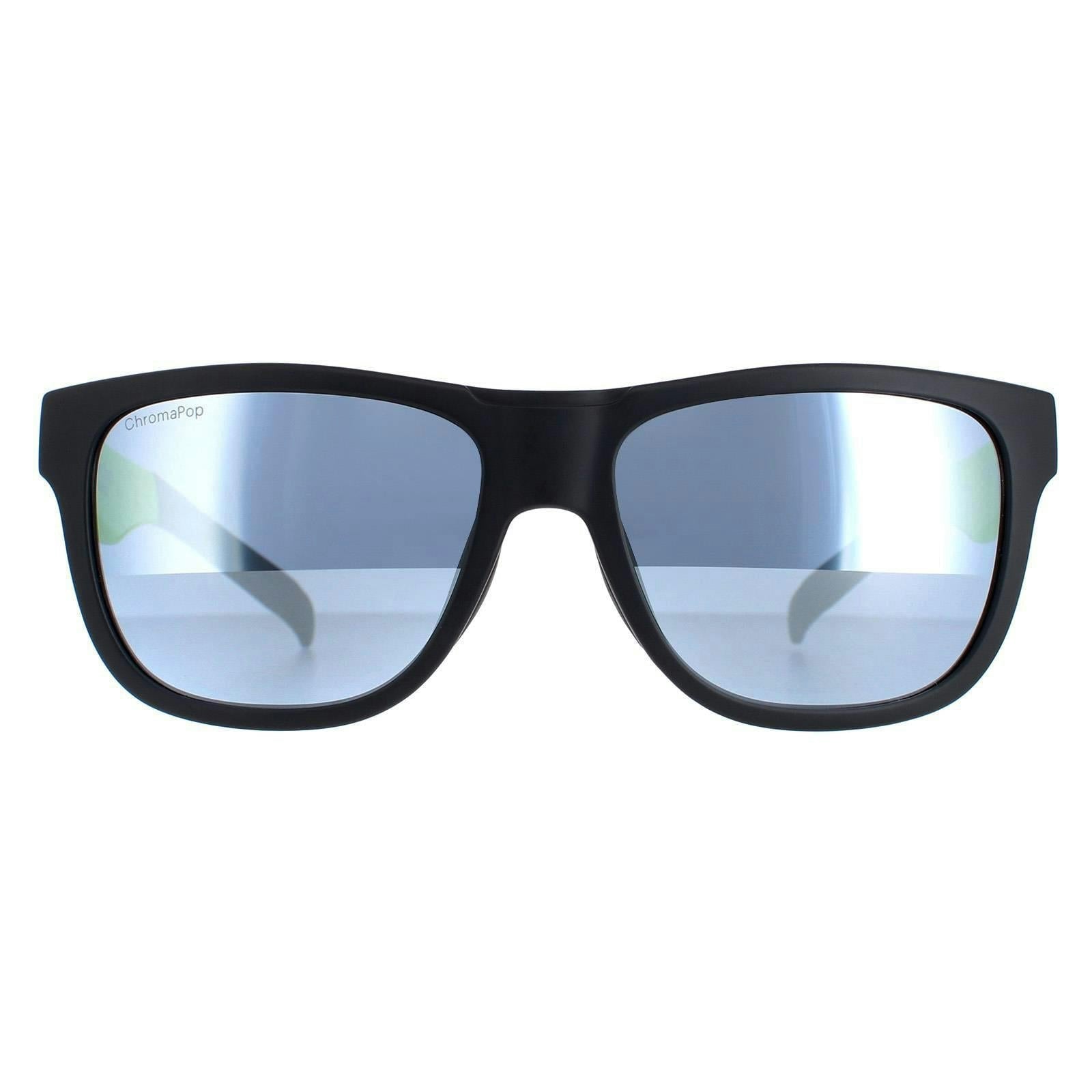 Smith Men's Black/Yellow Lowdown Slim/N Matte Sunglasses