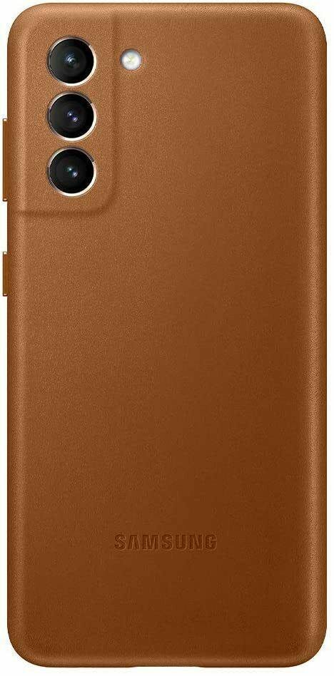 Samsung Brown Galaxy S21 Plus Leather Cover - Ef-Vg996laegww