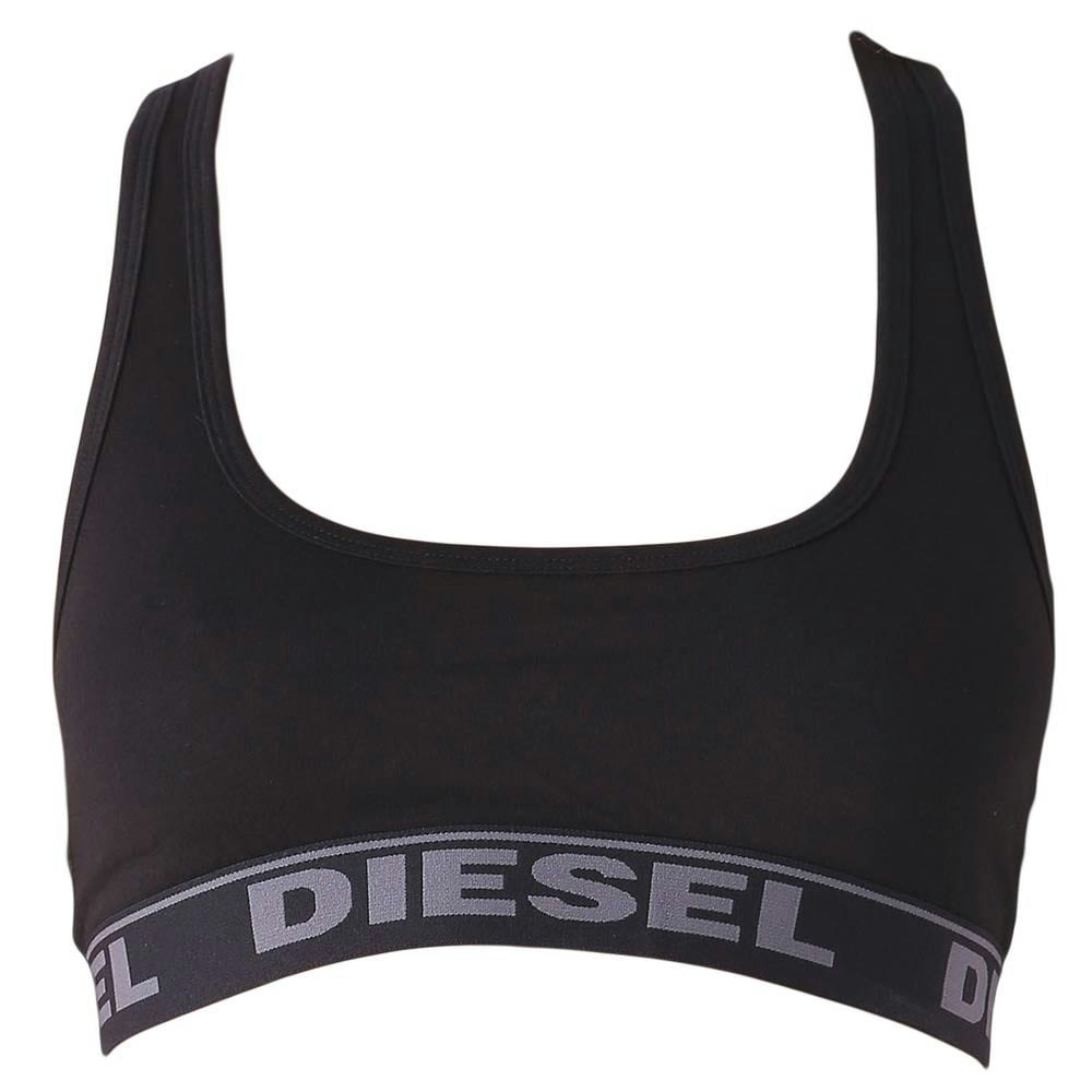 Diesel Women's Black Miley Cotton Bralette, - Xs