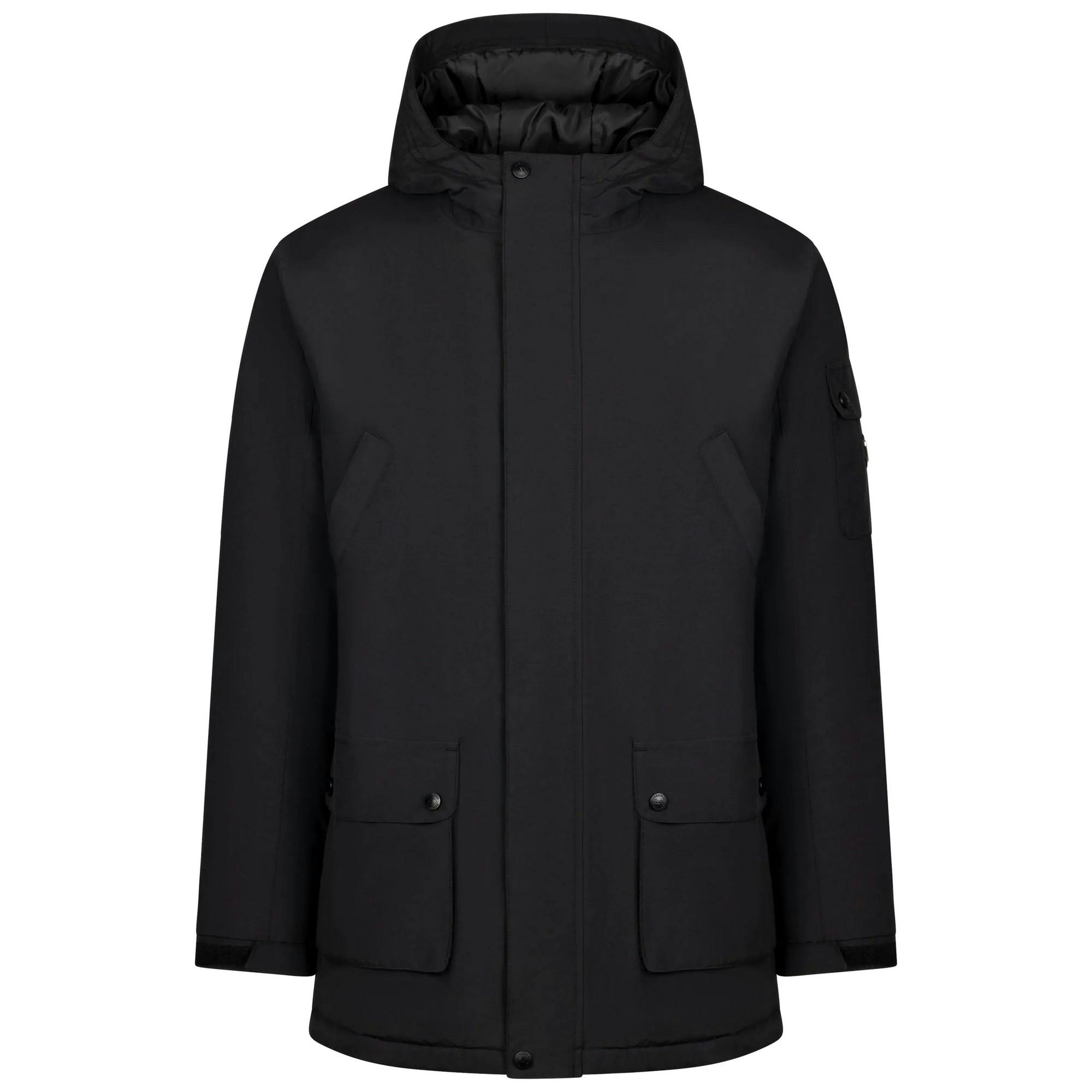 Trespass Men's Black Stewart Waterproof Jacket - Xl - 100% Mixed