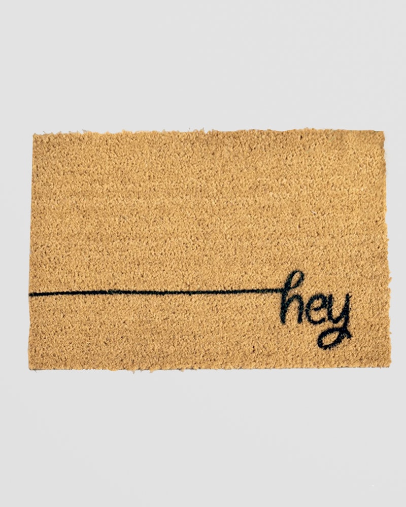 Rackhams Light Hey Scribble Doormat