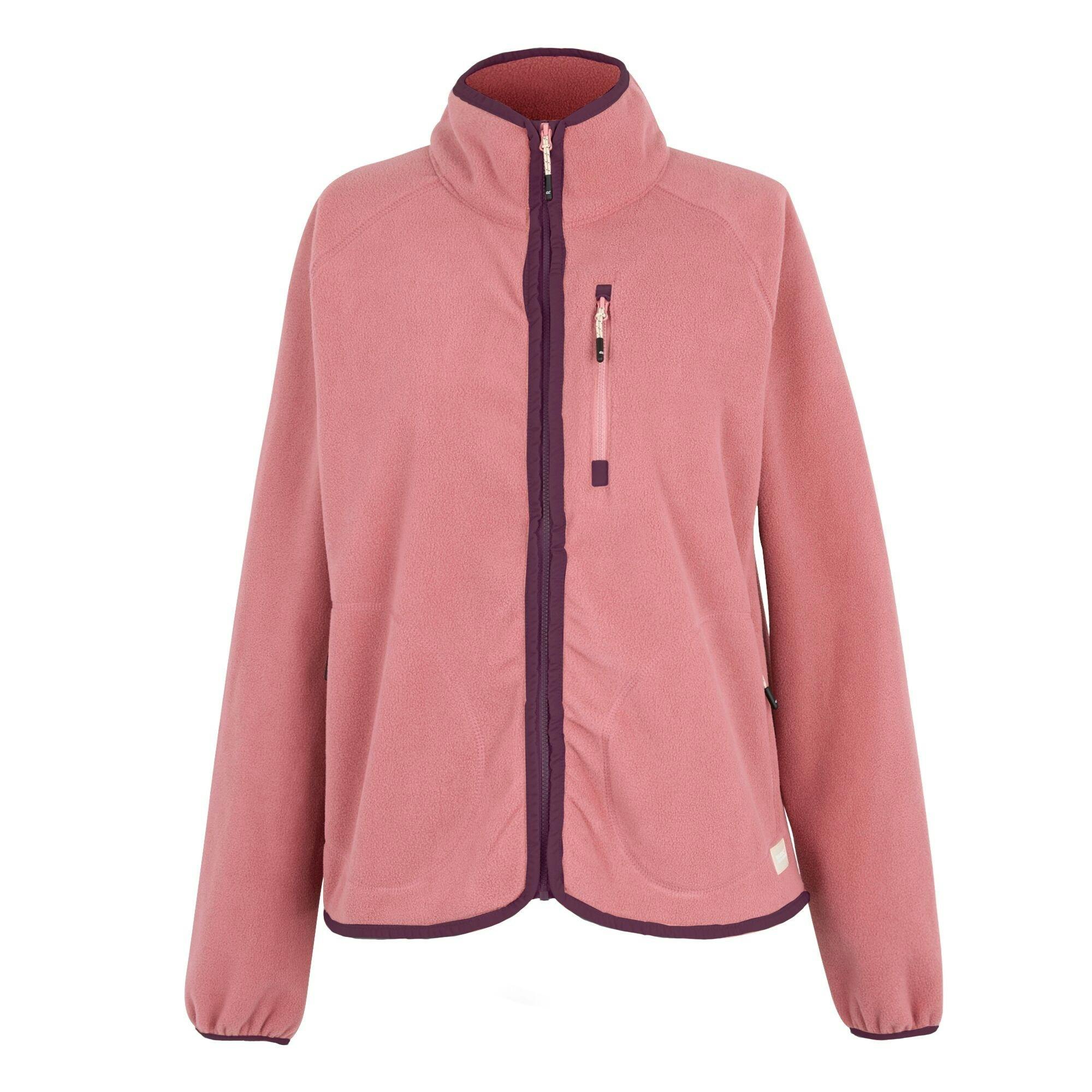 Regatta Women's Frankie Full Zip Fleece Jacket - Dusty Rose - 18 Uk - Dusty Rose - 100% Polyester