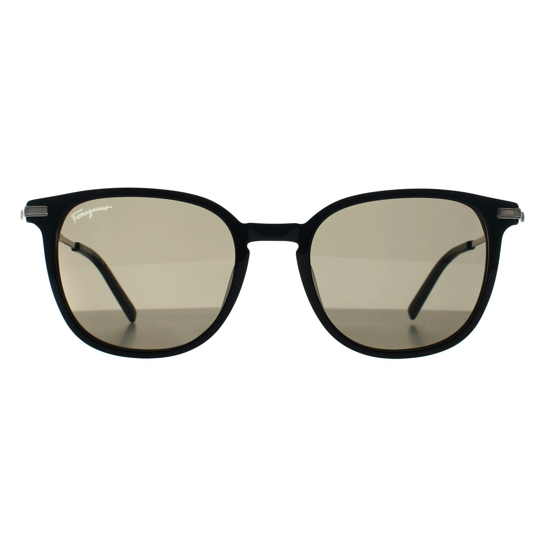 Salvatore Ferragamo Black/Green/Grey Sunglasses Sf1015s 001