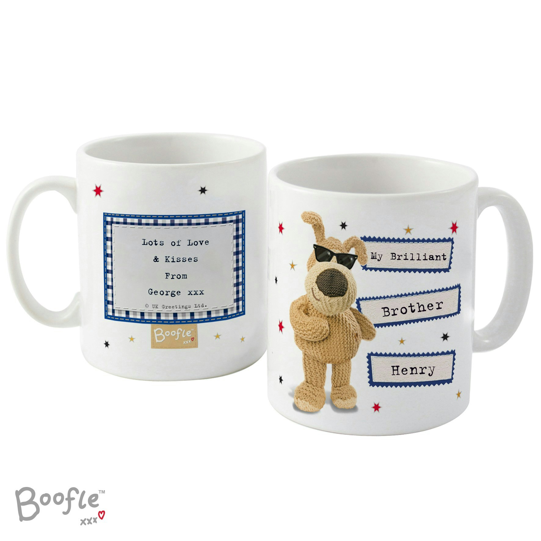 Personalised Memento Company Personalised Boofle Stars Mug