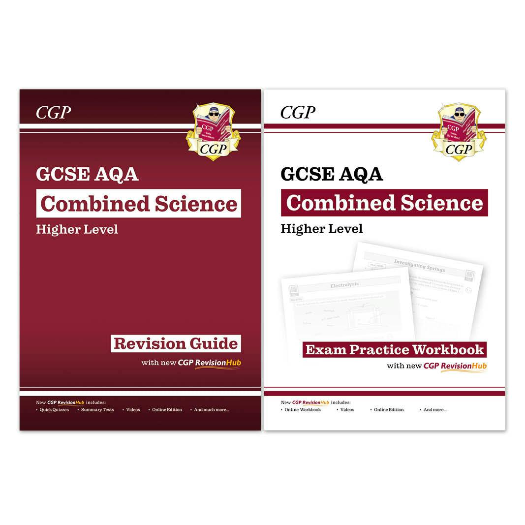 Coordination Group Publications Ltd (Cgp) Cgp Gcse Aqa Combined Science Higher Level Revision Guide & Exam Practice Workbook 2 Books Set - Paperback - Image 4