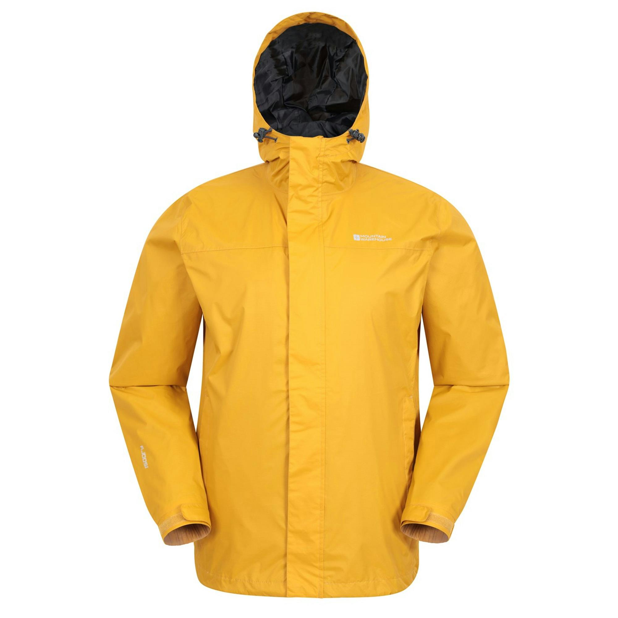 Mountain Warehouse Men's Yellow Torrent Waterproof Jacket - Xl - 100% Nylon