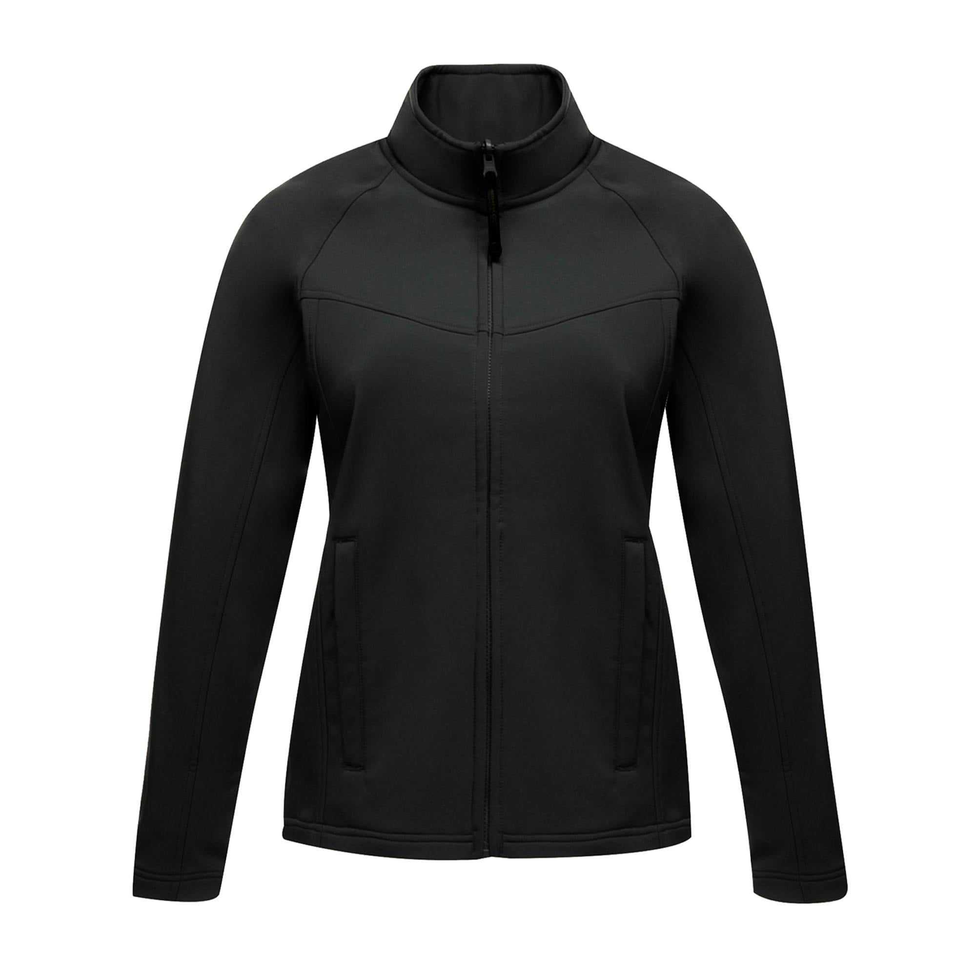 Regatta Women's Black Uproar Softshell Jacket (Water Repellent & Wind Resistant) - All - 22 - All - 96% Polyester/4% Elastane